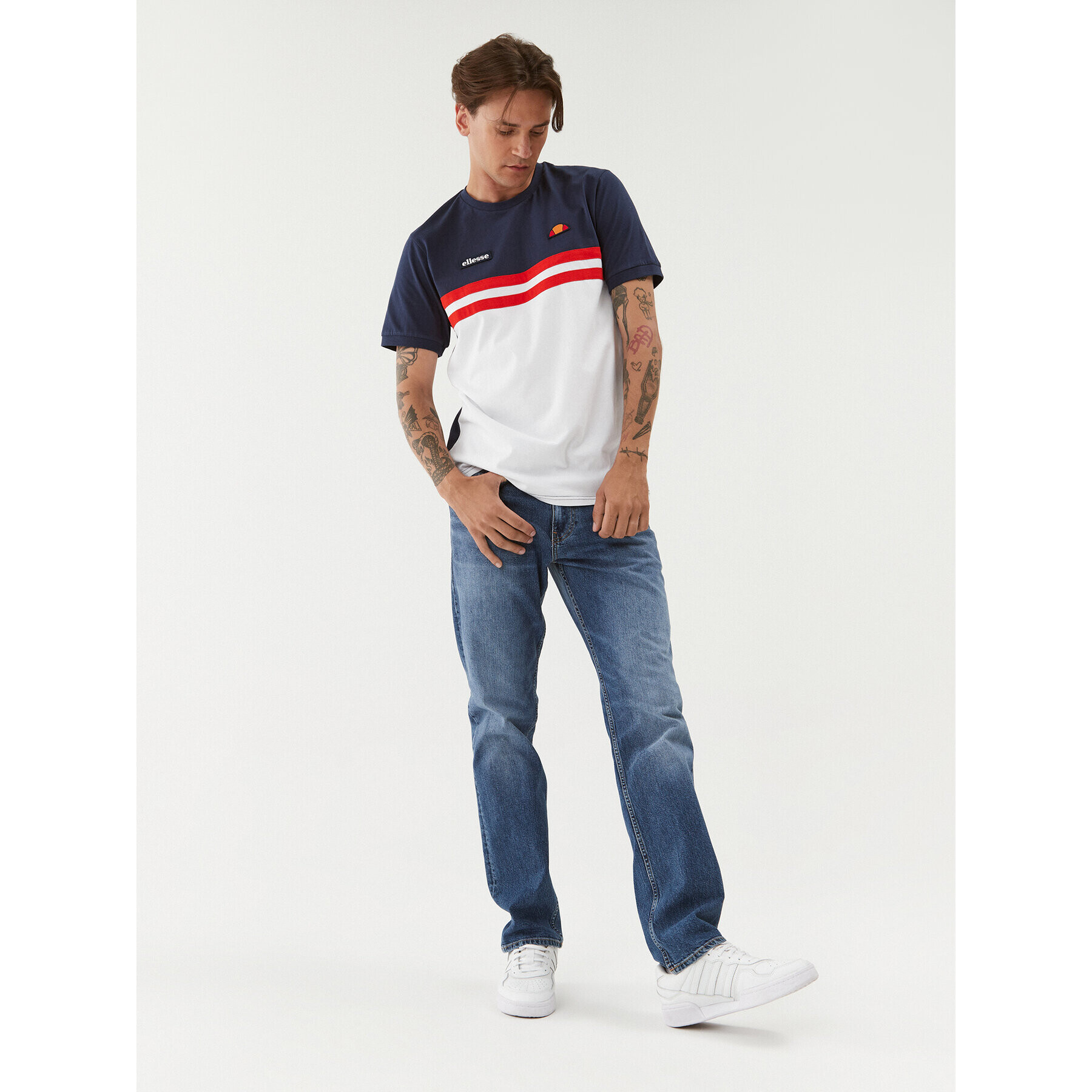 Ellesse Тишърт Venire SHL08507 Тъмносин Regular Fit - Pepit.bg