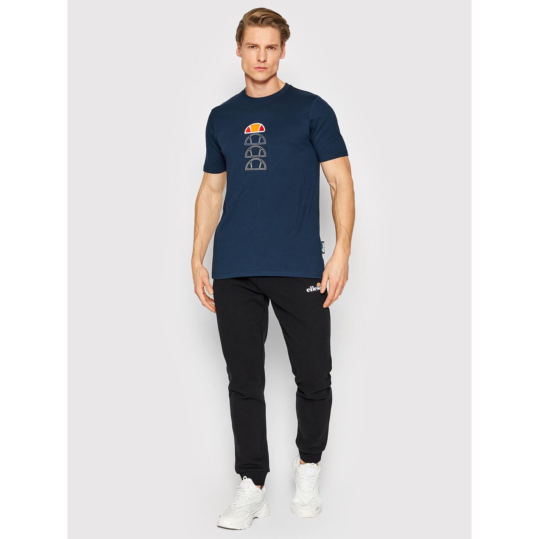 Ellesse Тишърт Verso SHM14236 Тъмносин Regular Fit - Pepit.bg