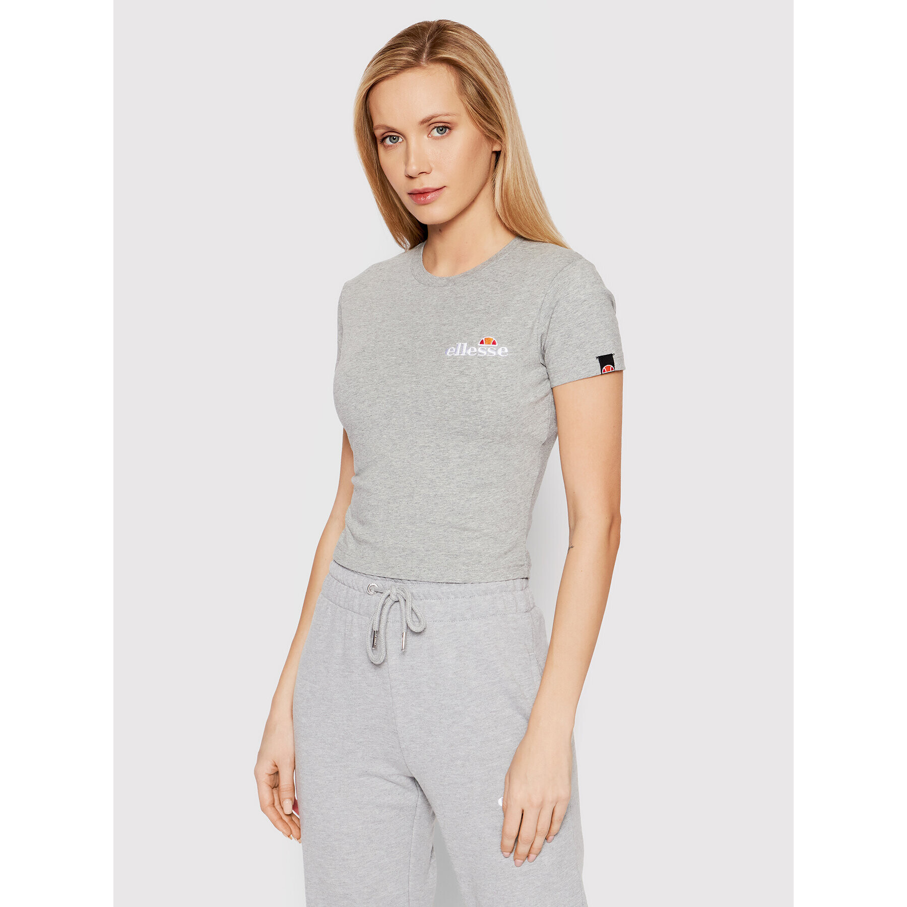 Ellesse Тишърт Vikins SGM14189 Сив Slim Fit - Pepit.bg