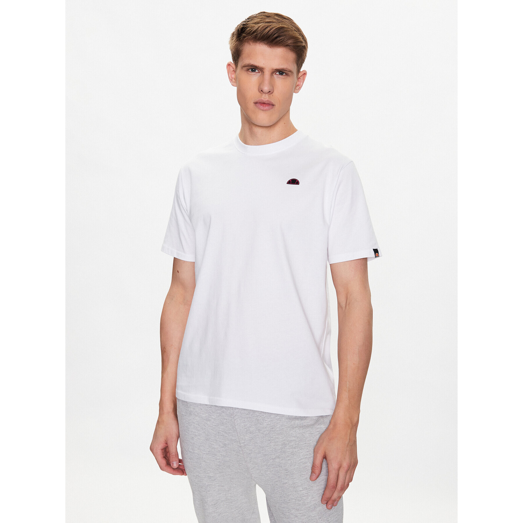 Ellesse Тишърт Vipera SHR17639 Бял Regular Fit - Pepit.bg