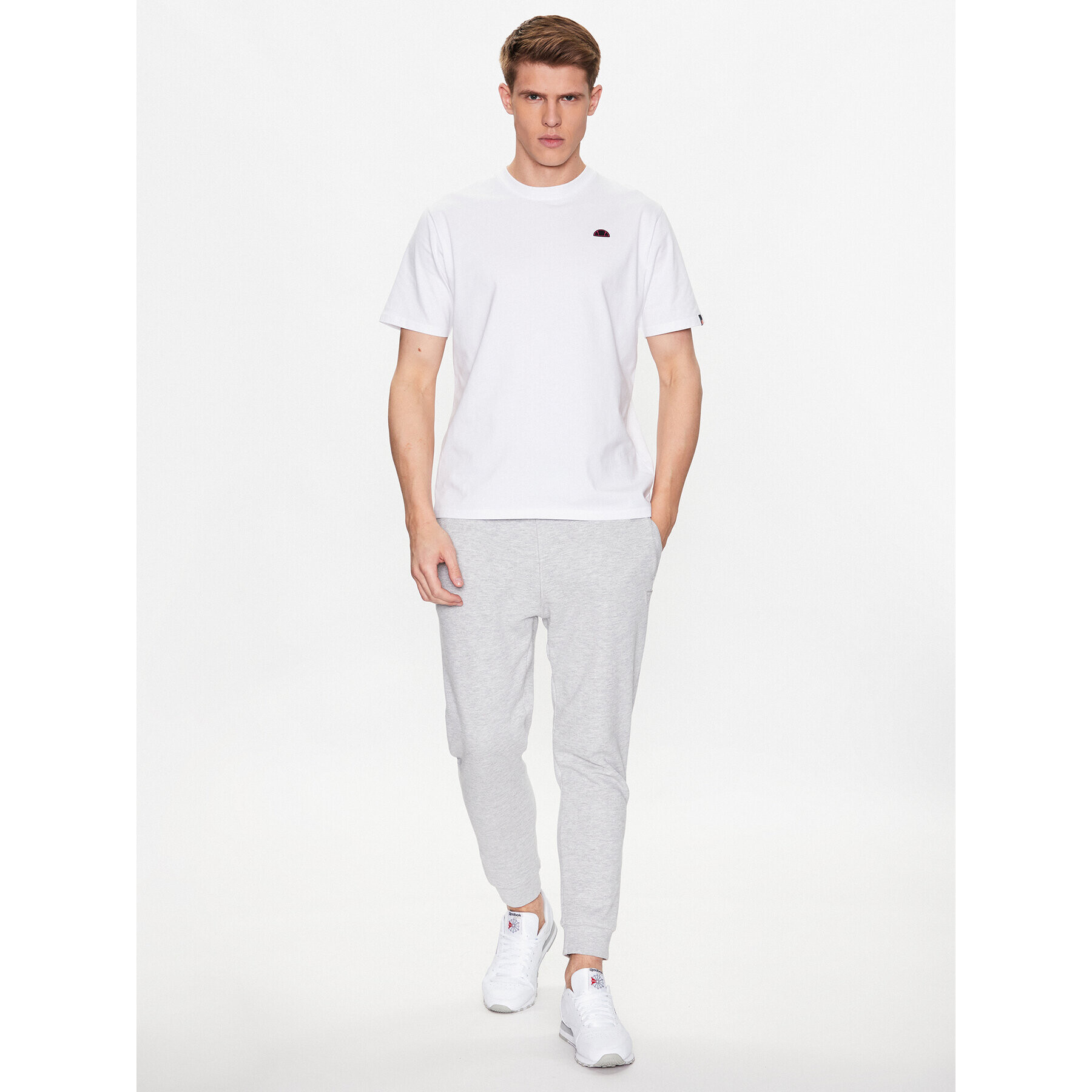 Ellesse Тишърт Vipera SHR17639 Бял Regular Fit - Pepit.bg