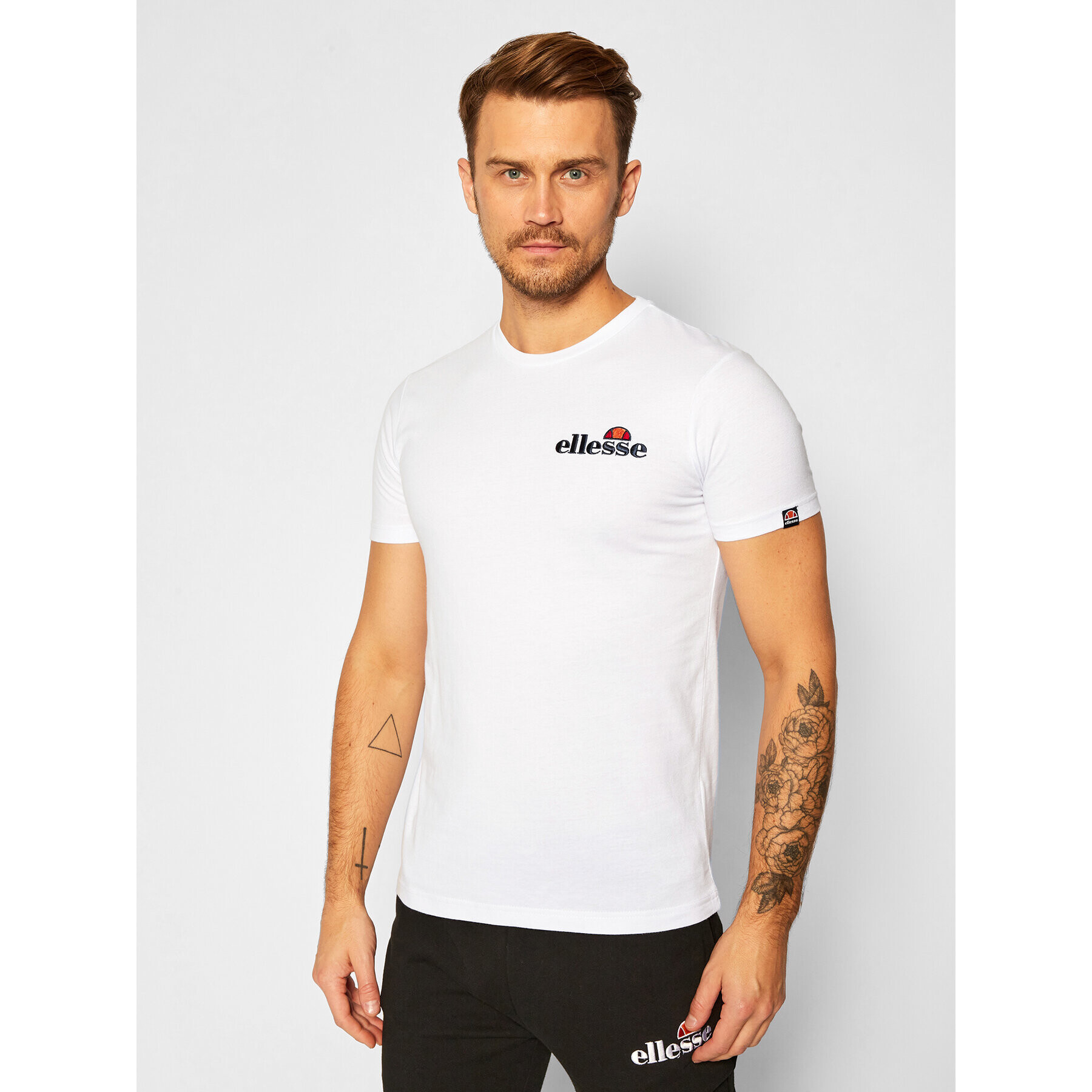 Ellesse Тишърт Voodoo SHB06835 Бял Regular Fit - Pepit.bg