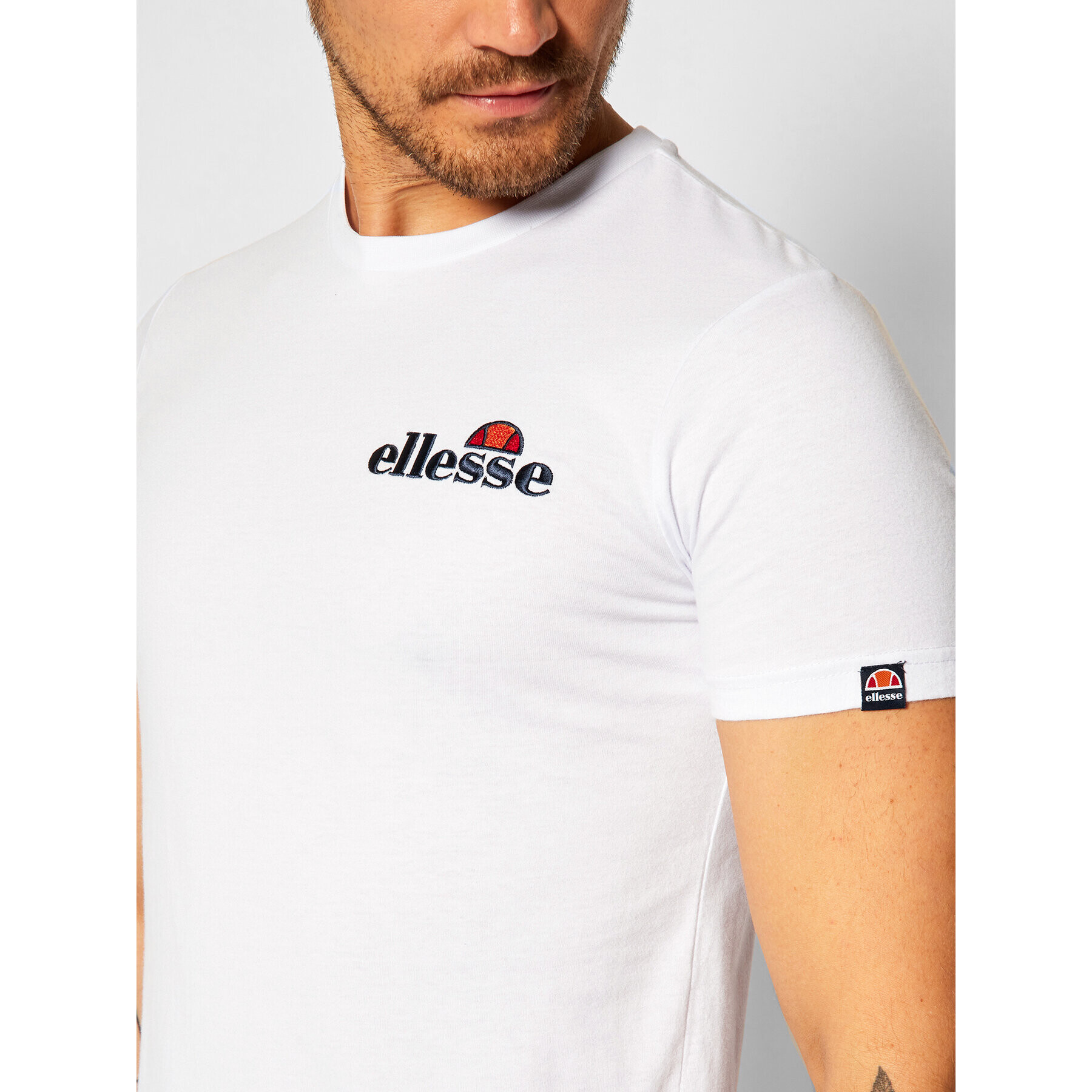 Ellesse Тишърт Voodoo SHB06835 Бял Regular Fit - Pepit.bg