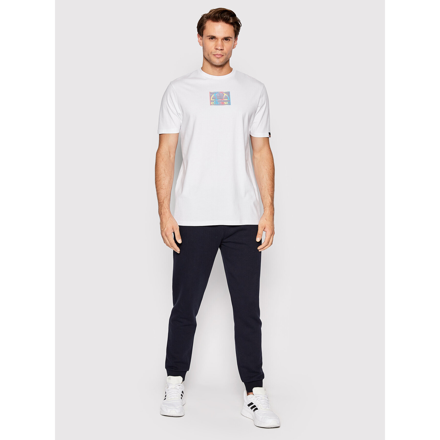 Ellesse Тишърт Zehnelo SHM13829 Бял Regular Fit - Pepit.bg