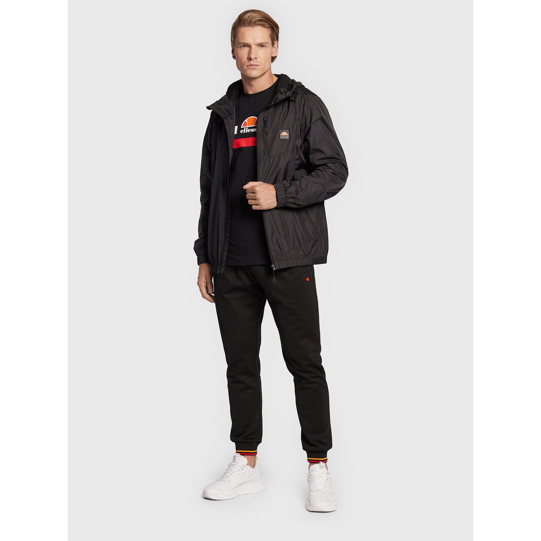 Ellesse Ветровка Fraction SHP15815 Черен Regular Fit - Pepit.bg