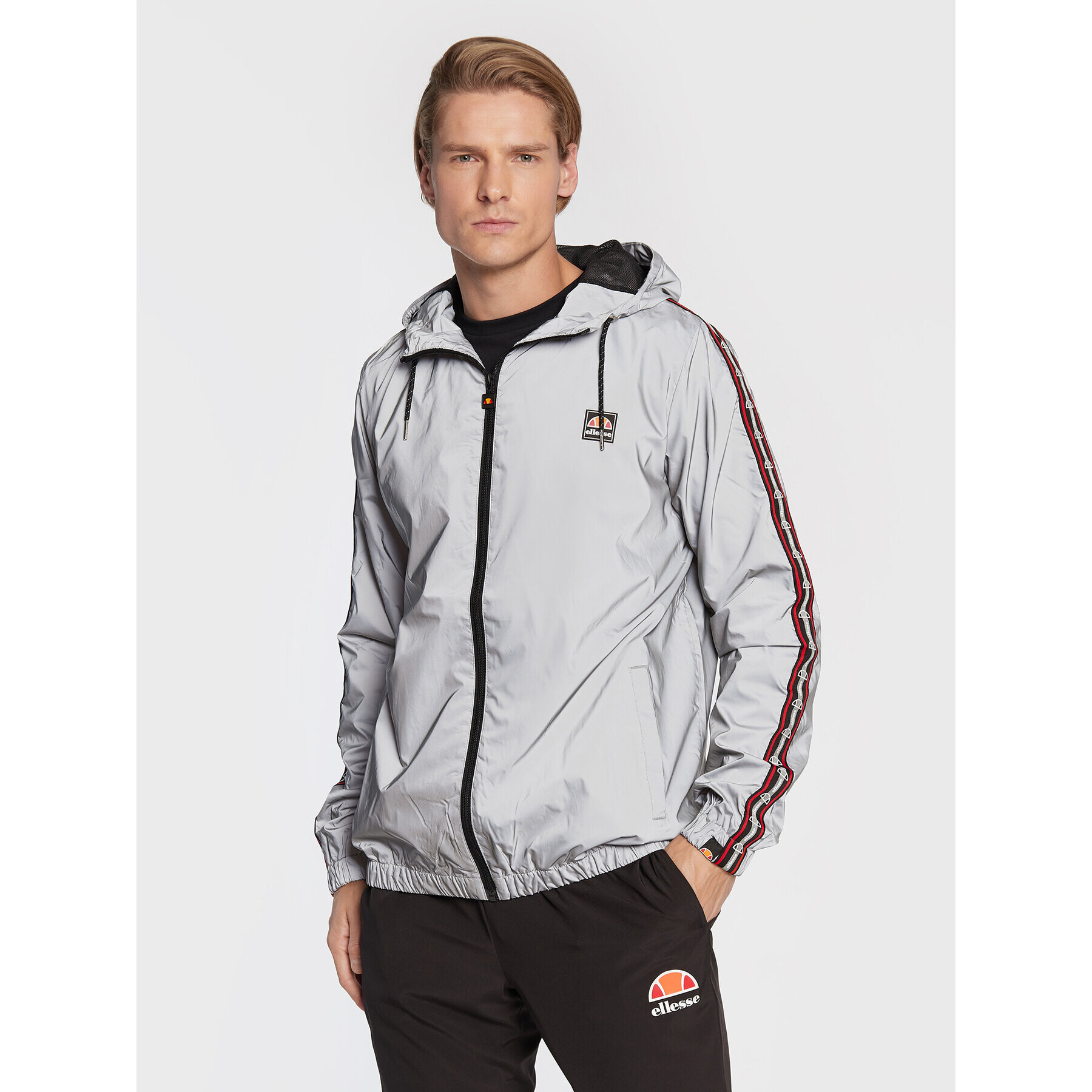 Ellesse Ветровка Marcos SHP16201 Сив Regular Fit - Pepit.bg