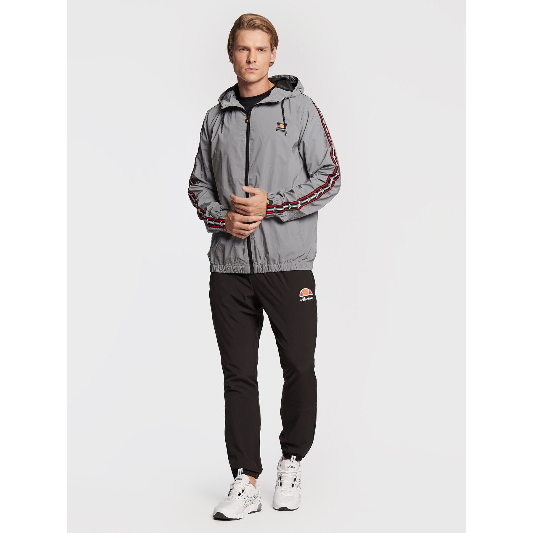 Ellesse Ветровка Marcos SHP16201 Сив Regular Fit - Pepit.bg