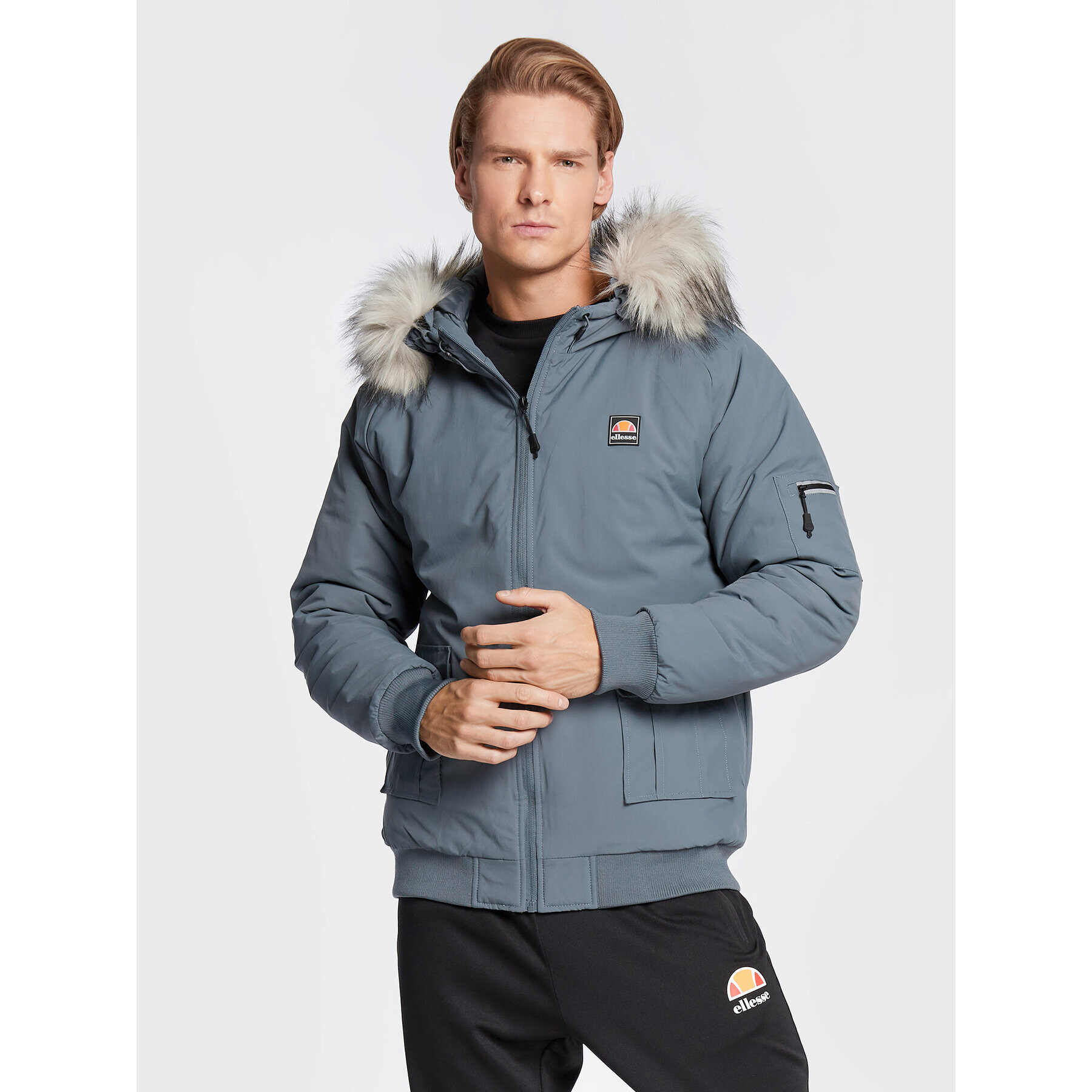 Ellesse Зимно яке Patchoulo SHP15818 Син Regular Fit - Pepit.bg