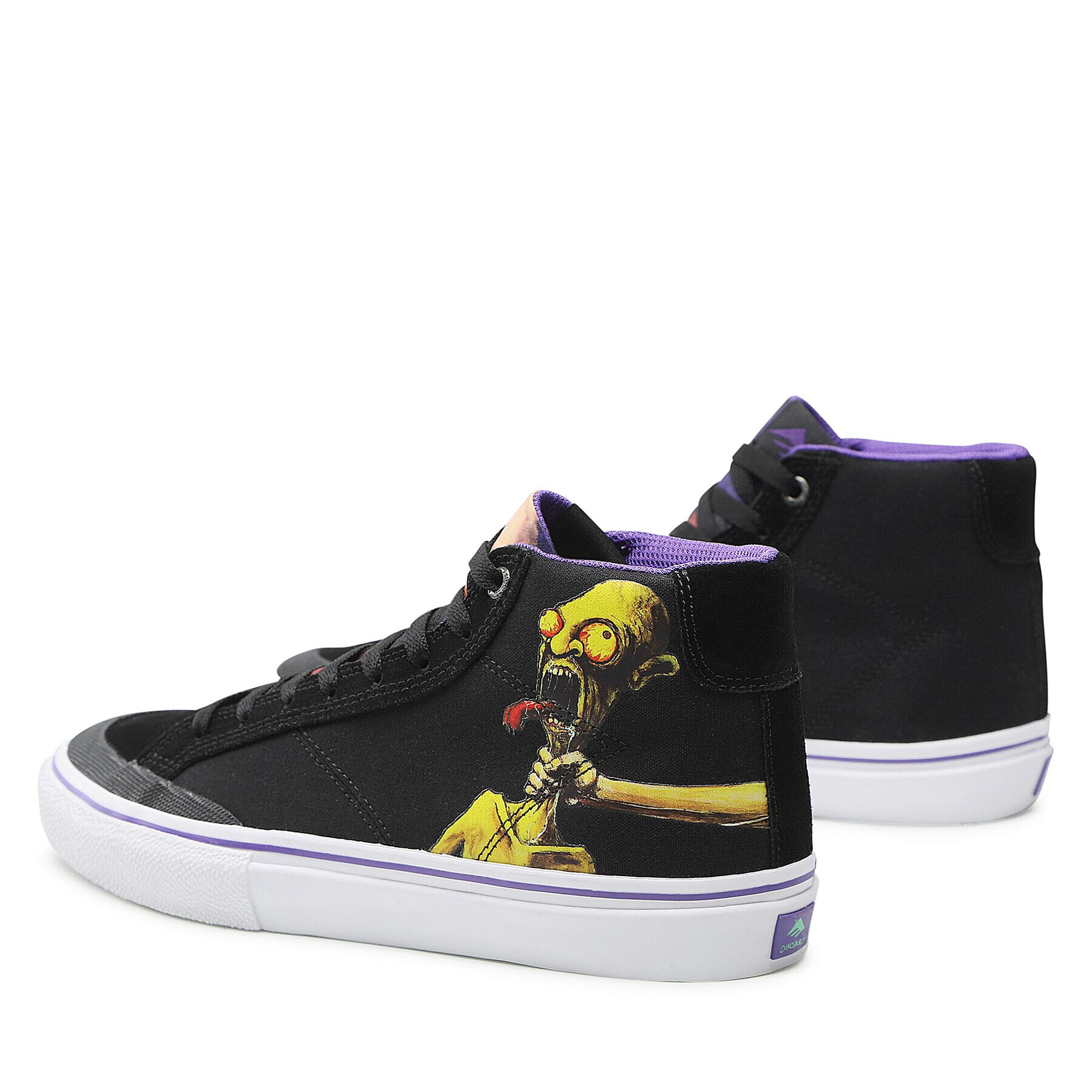 Emerica Сникърси Omen Hi X Dinozaur Jr. 6107000252 Черен - Pepit.bg