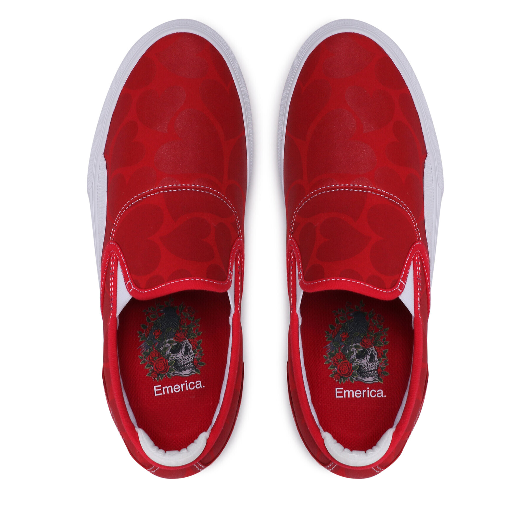 Emerica Сникърси Wino G6 Slip-On 6101000111 Червен - Pepit.bg