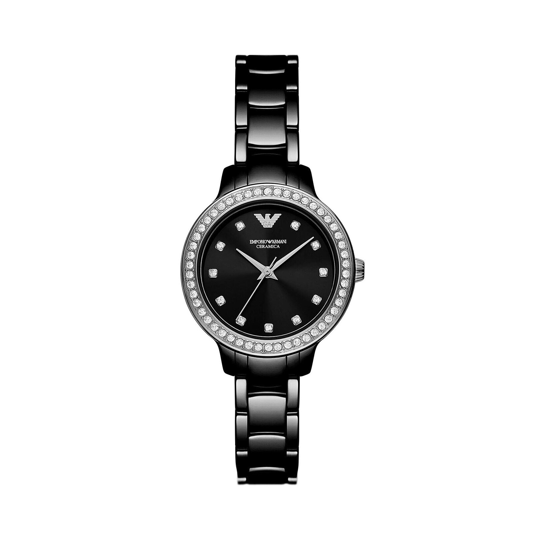 Emporio Armani Часовник Ceramic AR70008 Черен - Pepit.bg