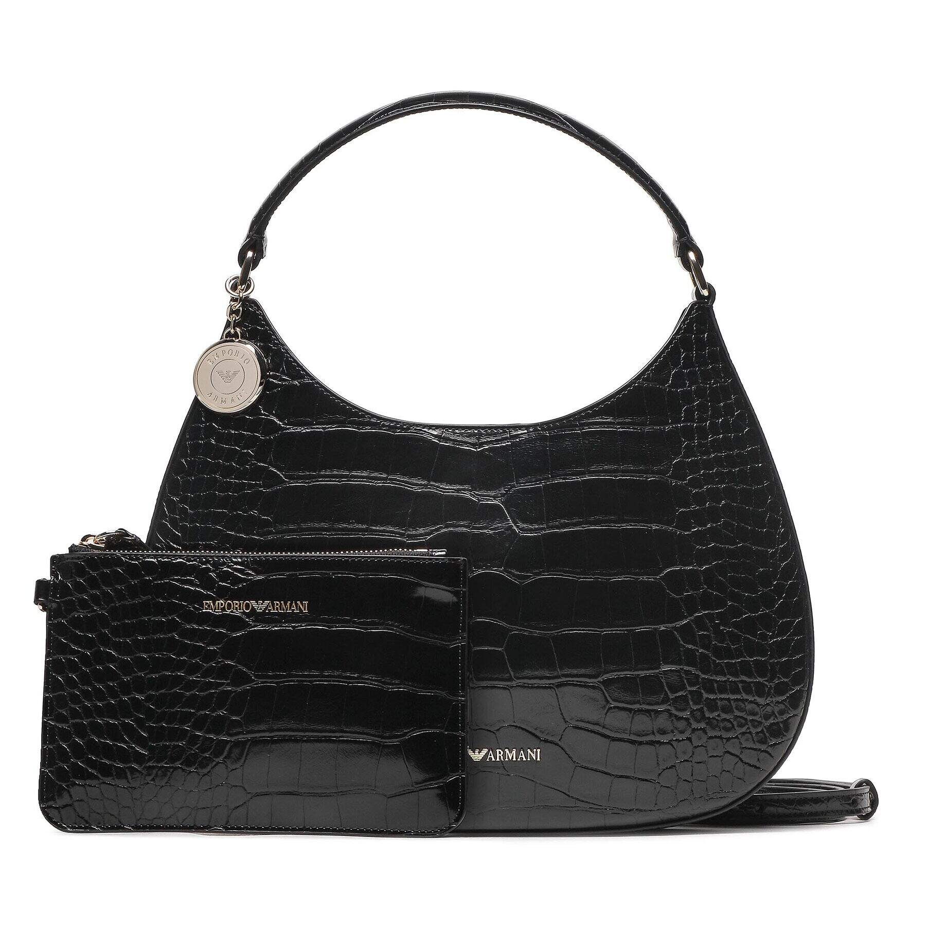 Emporio Armani Дамска чанта Y3E225 Черен - Pepit.bg