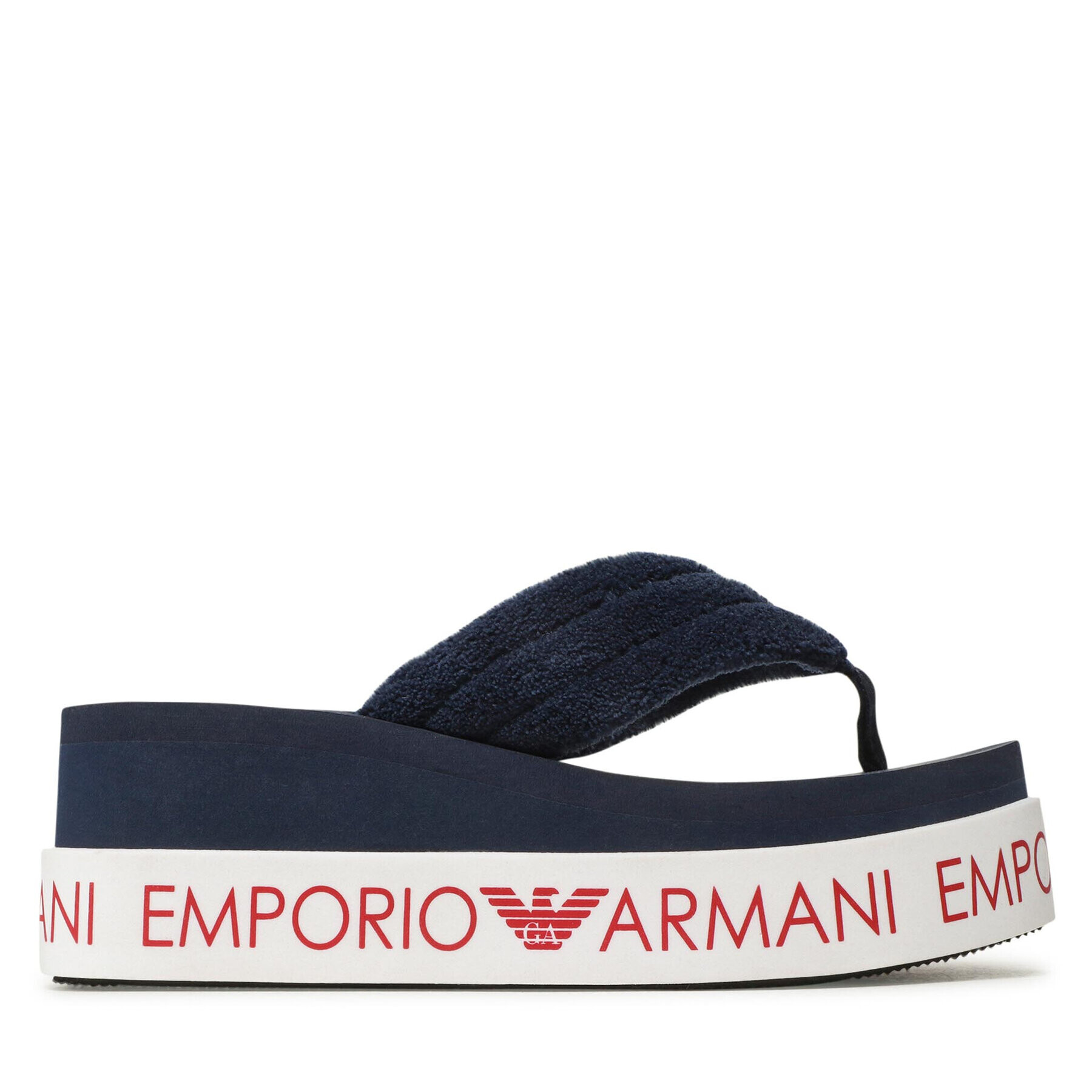 Emporio Armani Джапанки XVQS04 XM764 Q730 Тъмносин - Pepit.bg