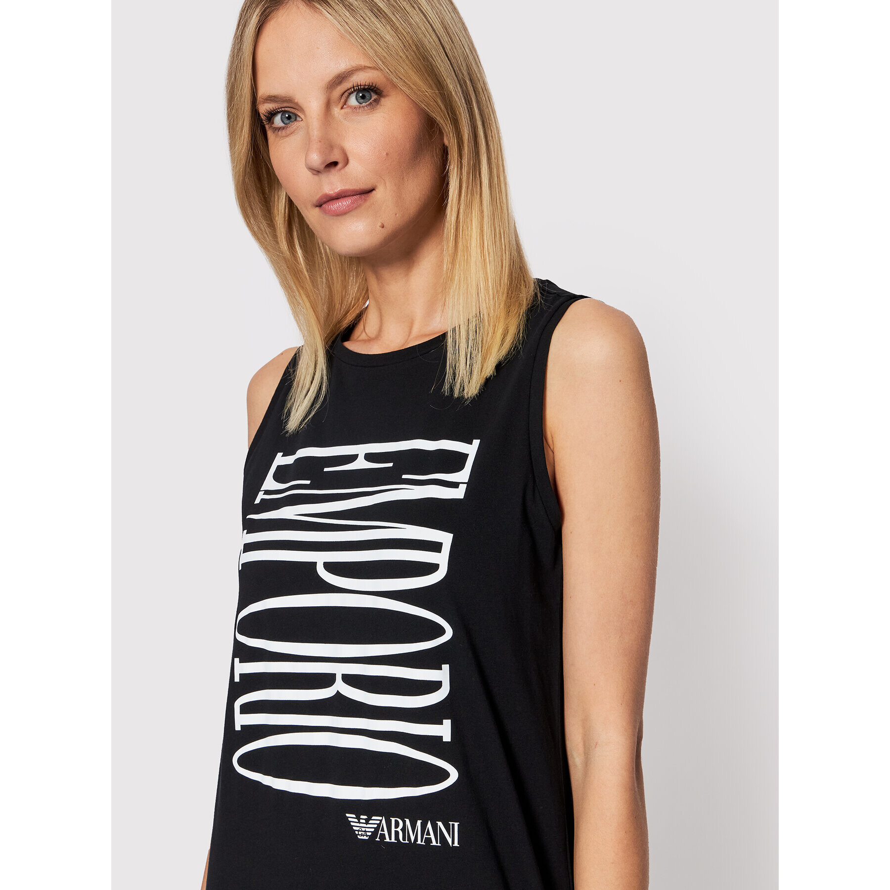 Emporio Armani Плажна рокля 262635 2R340 00020 Черен Regular Fit - Pepit.bg