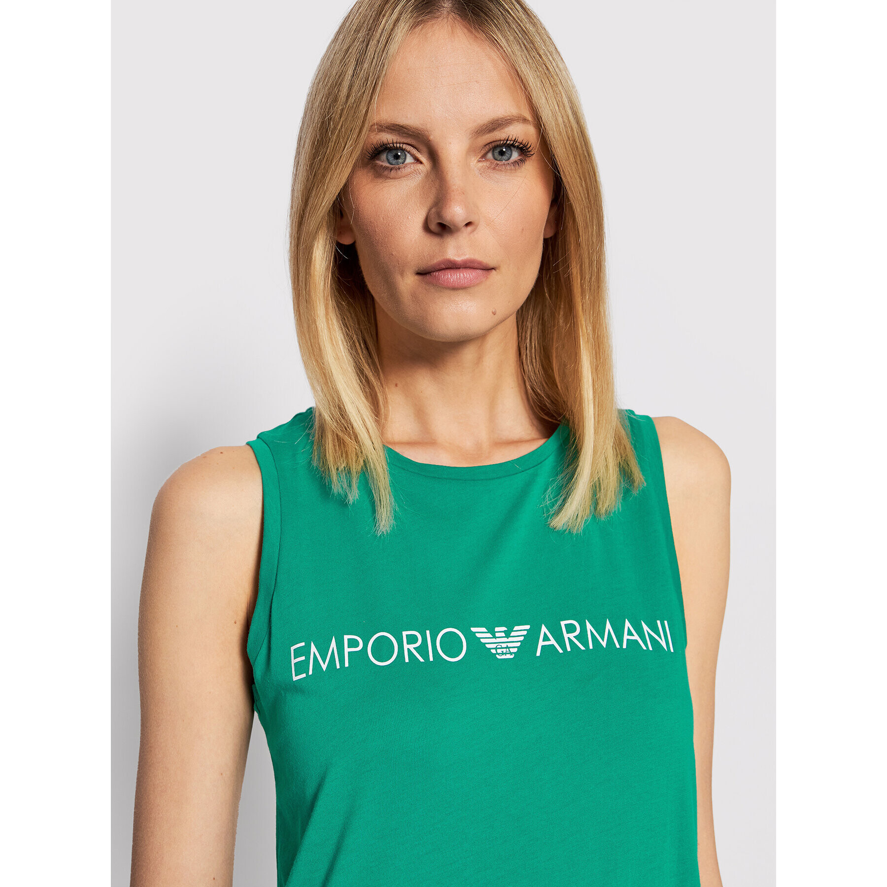 Emporio Armani Плажна рокля 262635 2R340 01185 Зелен Regular Fit - Pepit.bg