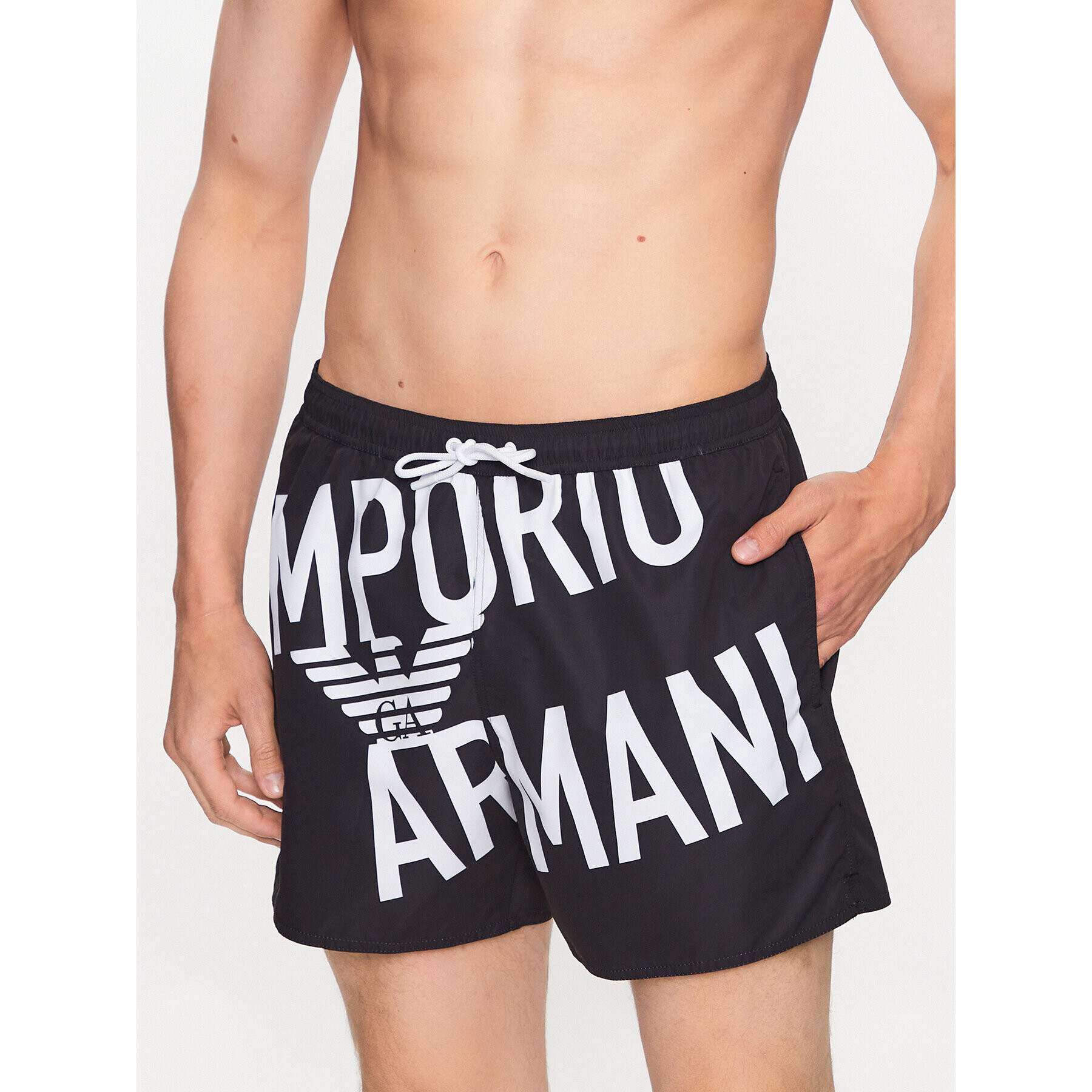 Emporio Armani Плувни шорти 211740 3R424 21921 Черен Regular Fit - Pepit.bg