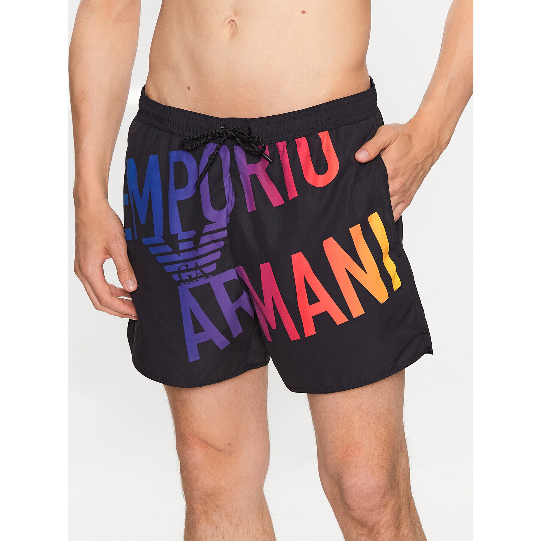 Emporio Armani Плувни шорти 211740 3R424 22121 Черен Regular Fit - Pepit.bg