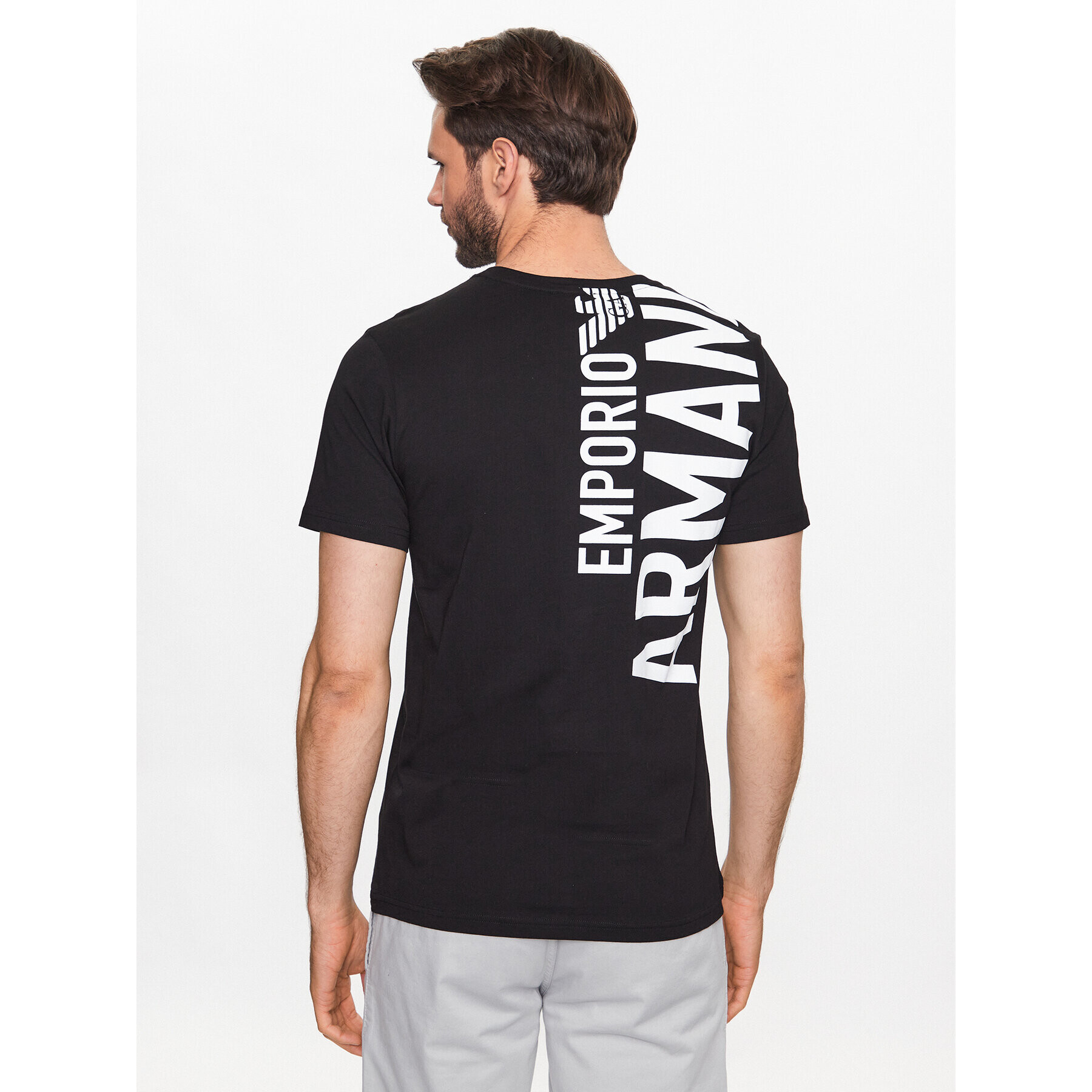 Emporio Armani Тишърт 211818 3R476 21821 Черен Regular Fit - Pepit.bg