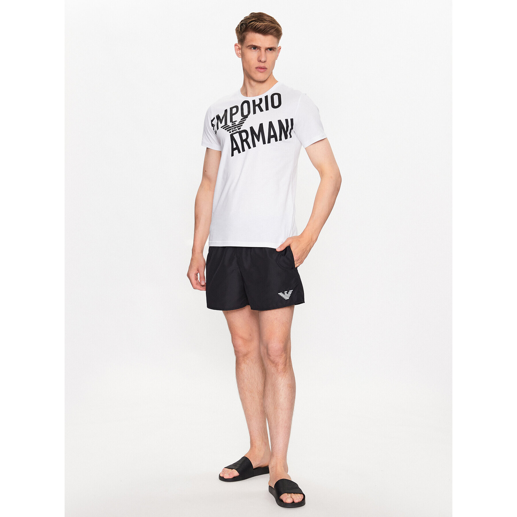 Emporio Armani Тишърт 211818 3R476 93410 Бял Regular Fit - Pepit.bg