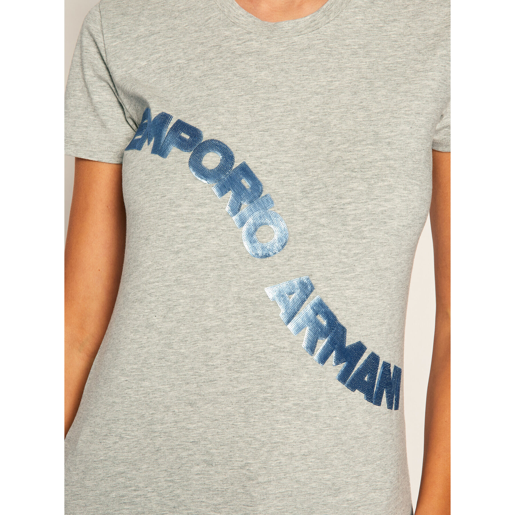 Emporio Armani Тишърт 3H2T6F 2JQAZ 0616 Сив Regular Fit - Pepit.bg