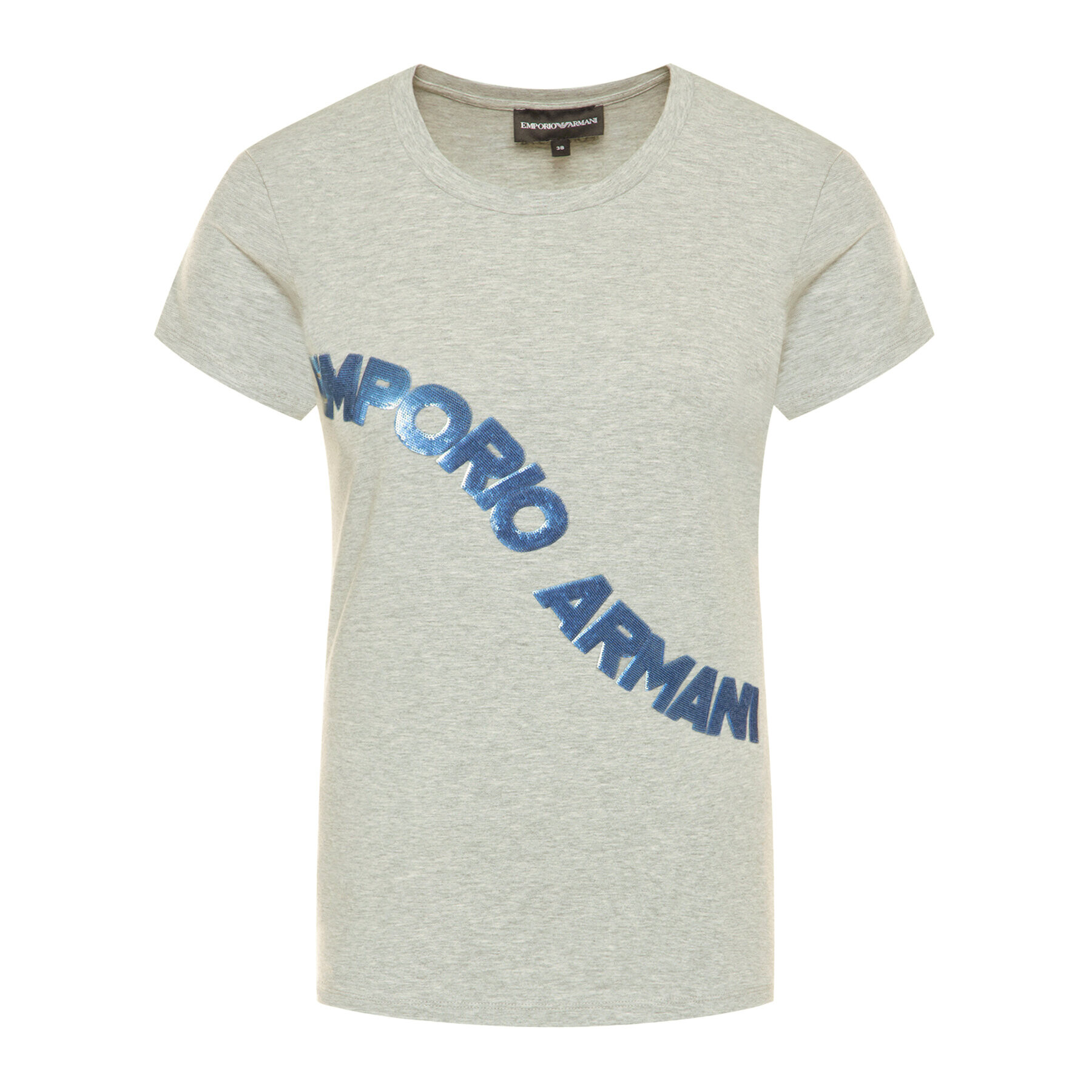 Emporio Armani Тишърт 3H2T6F 2JQAZ 0616 Сив Regular Fit - Pepit.bg