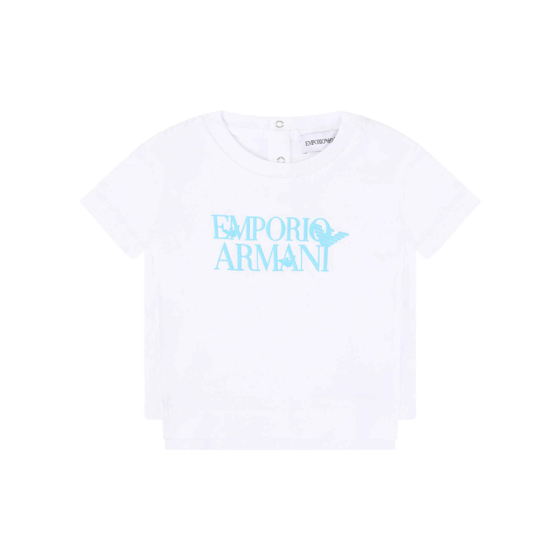 Emporio Armani Тишърт 3HHT02 4J09Z 0100 Бял Regular Fit - Pepit.bg