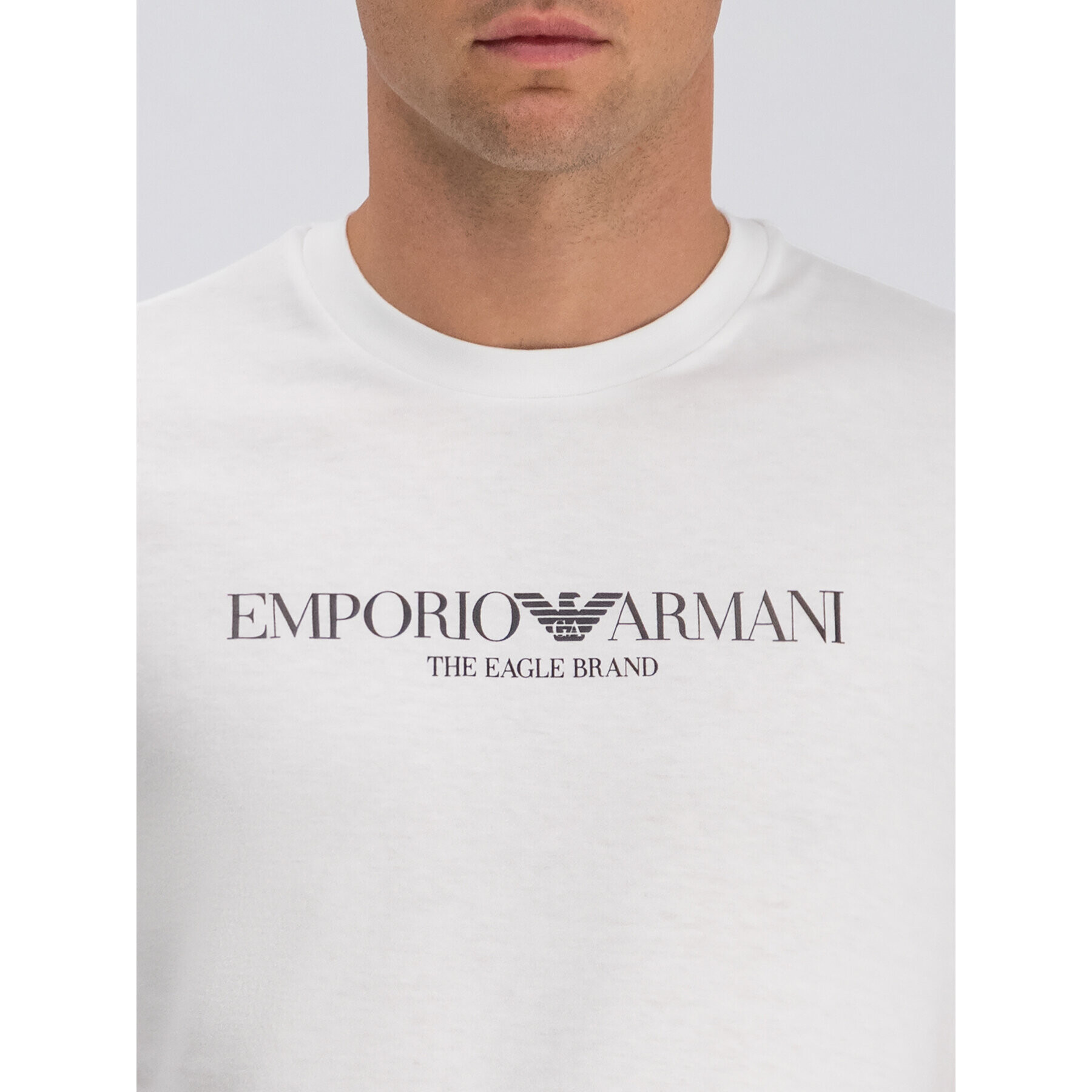 Emporio Armani Тишърт 8N1T61 1J00Z 0100 Бял Regular Fit - Pepit.bg