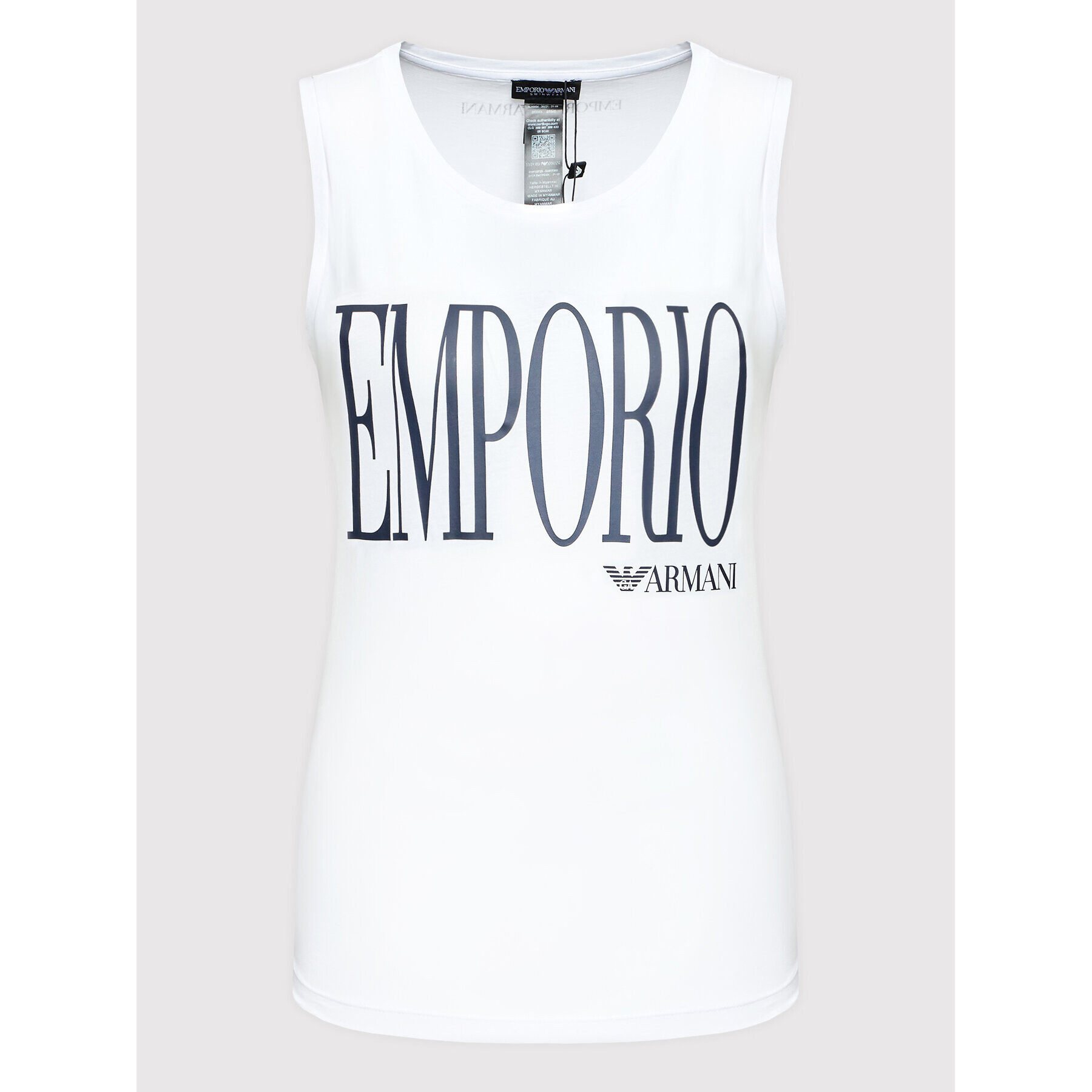 Emporio Armani топ 262363 2R340 00010 Бял Regular Fit - Pepit.bg