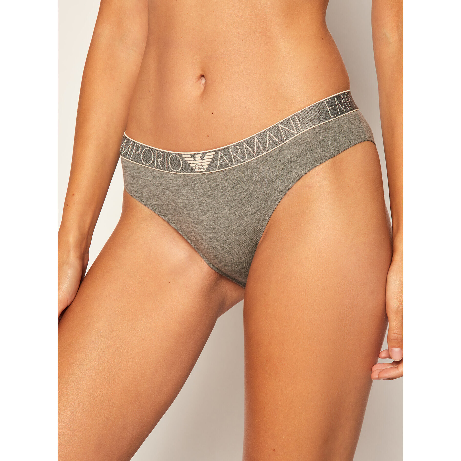 Emporio Armani Underwear Класически дамски бикини 162525 0A317 06749 Сив - Pepit.bg