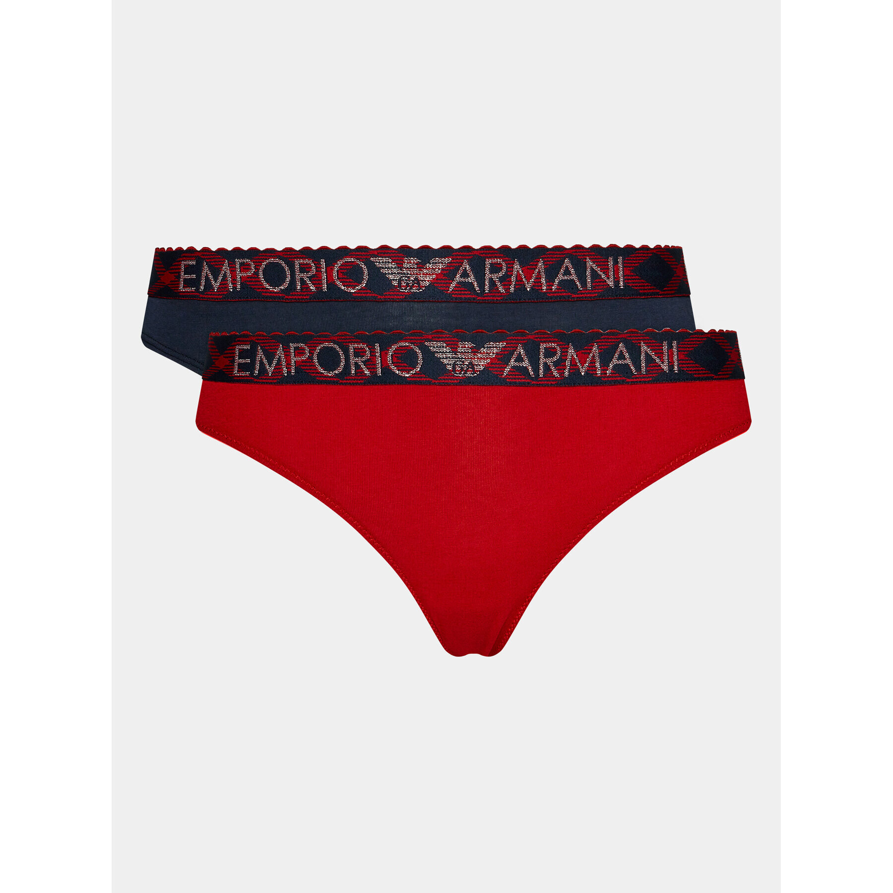 Emporio Armani Underwear Комплект 2 чифта бикини 163334 3F225 28235 Тъмносин - Pepit.bg