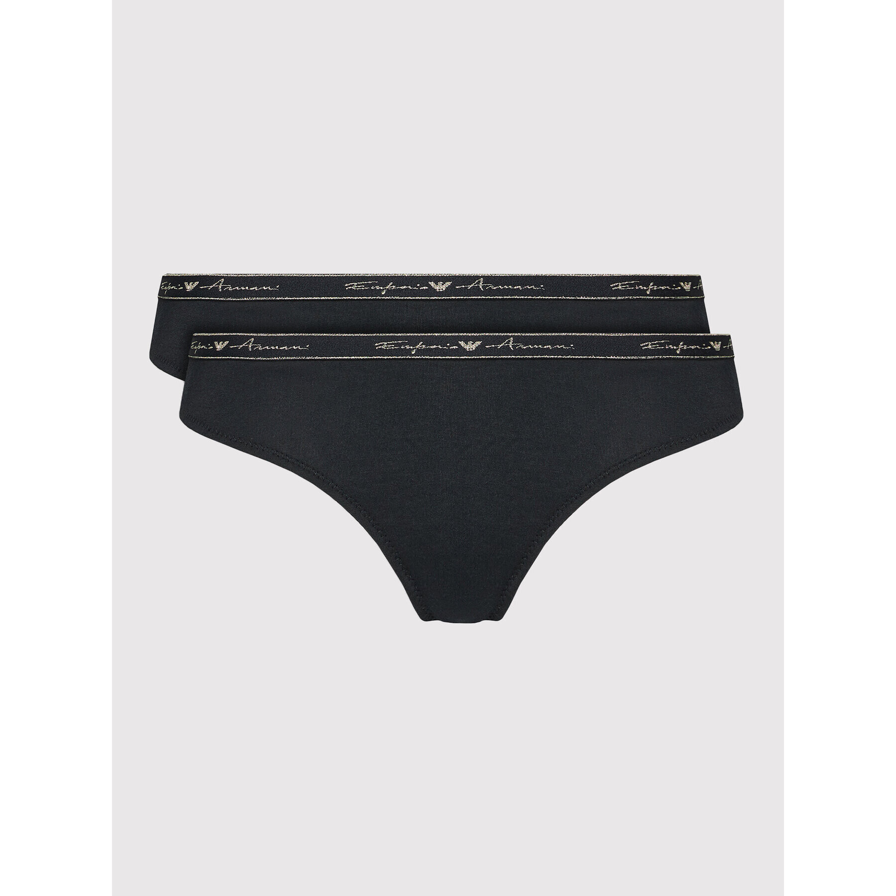 Emporio Armani Underwear Комплект 2 чифта бикини бразилиана 163337 1A223 00020 Черен - Pepit.bg