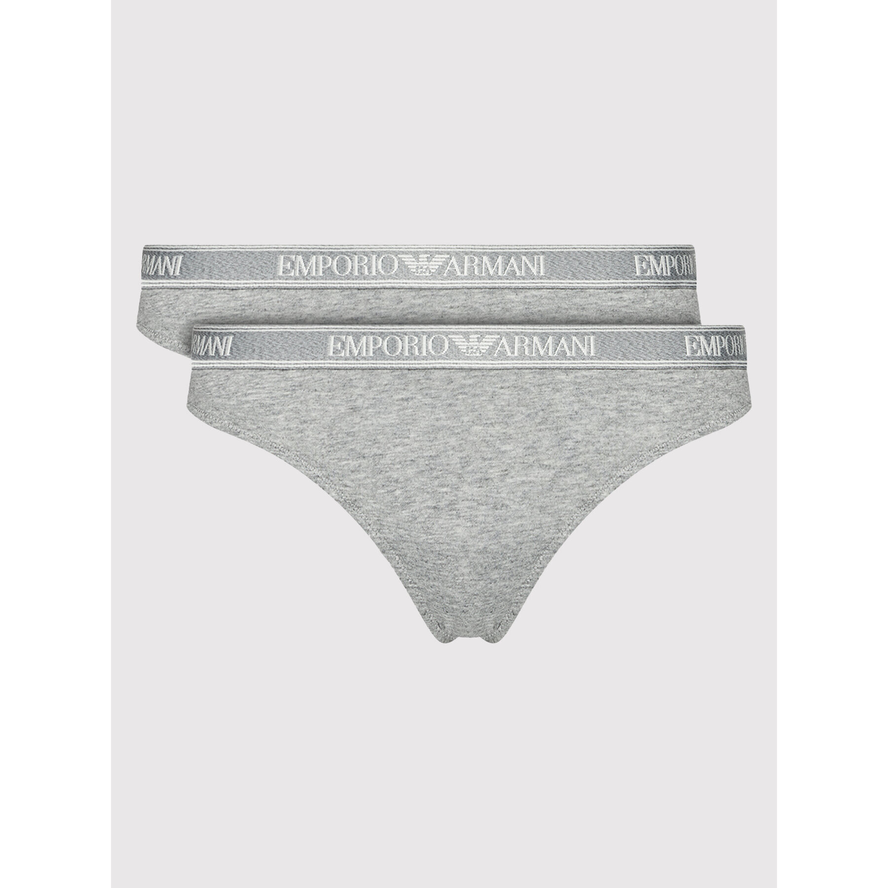 Emporio Armani Underwear Комплект 2 чифта бикини бразилиана 163337 1A227 00948 Сив - Pepit.bg