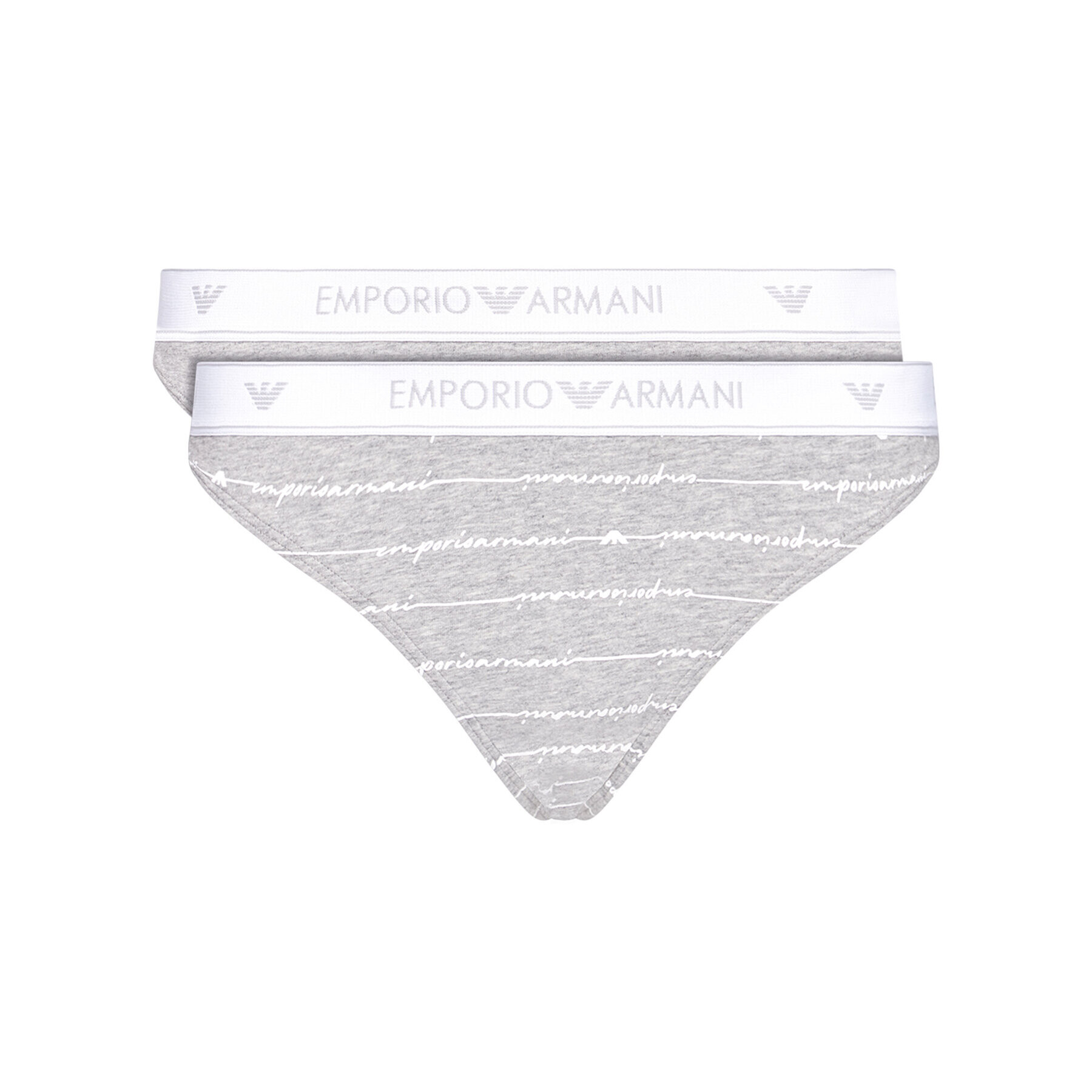 Emporio Armani Underwear Комплект 2 чифта бикини бразилиана 163337 1P219 04148 Сив - Pepit.bg