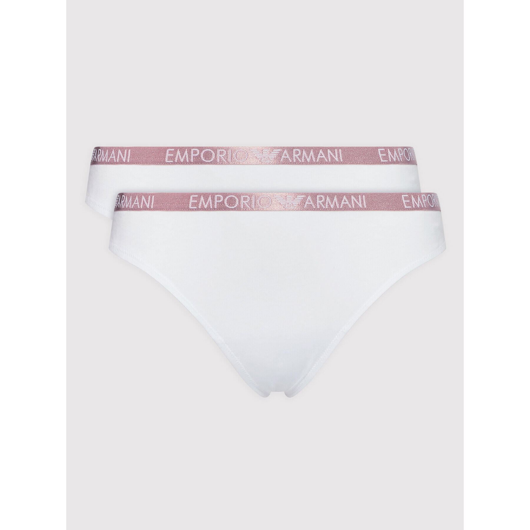 Emporio Armani Underwear Комплект 2 чифта бикини бразилиана 163337 2R223 00010 Бял - Pepit.bg