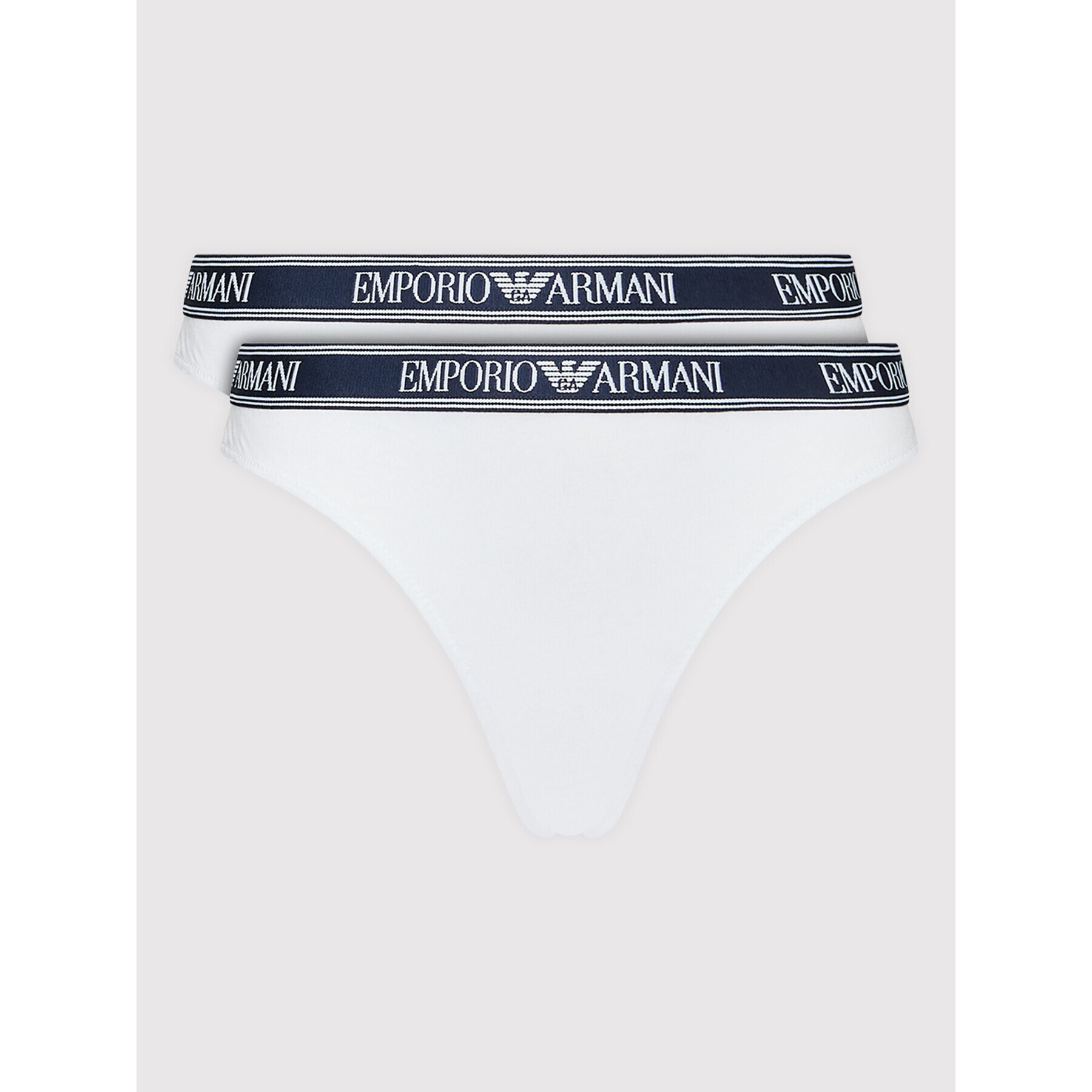 Emporio Armani Underwear Комплект 2 чифта бикини бразилиана 163337 2R227 00010 Бял - Pepit.bg