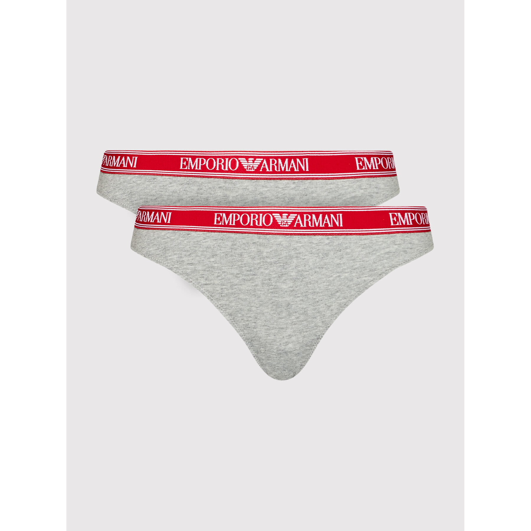 Emporio Armani Underwear Комплект 2 чифта бикини бразилиана 163337 2R227 00948 Сив - Pepit.bg