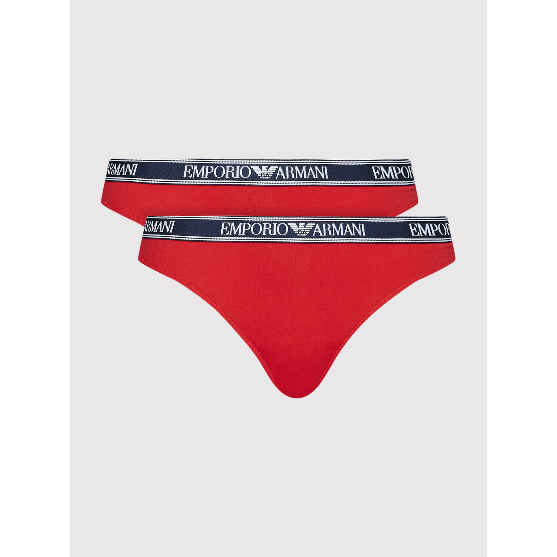 Emporio Armani Underwear Комплект 2 чифта бикини бразилиана 163337 2R227 04574 Червен - Pepit.bg