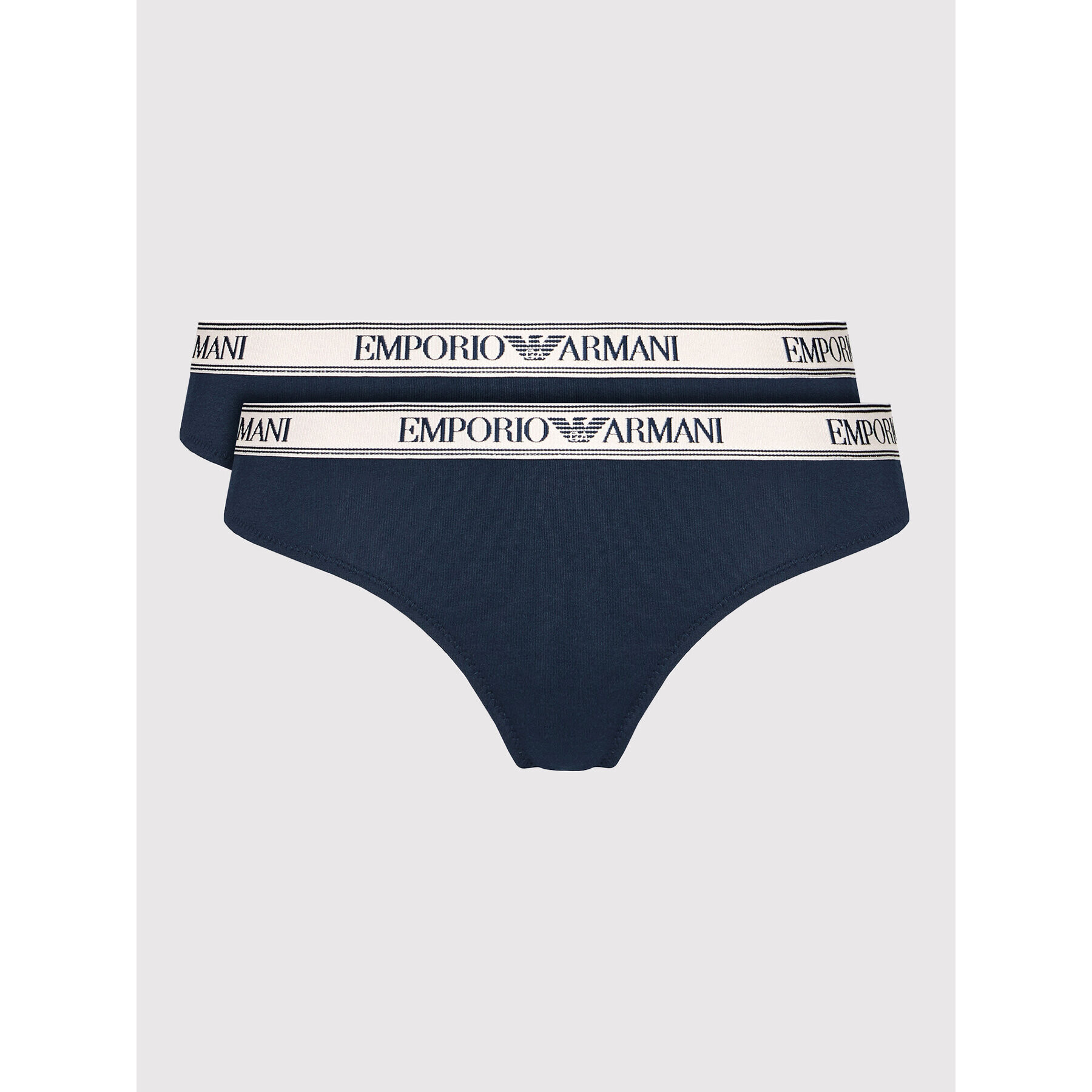 Emporio Armani Underwear Комплект 2 чифта класически бикини 163334 1A227 00135 Тъмносин - Pepit.bg