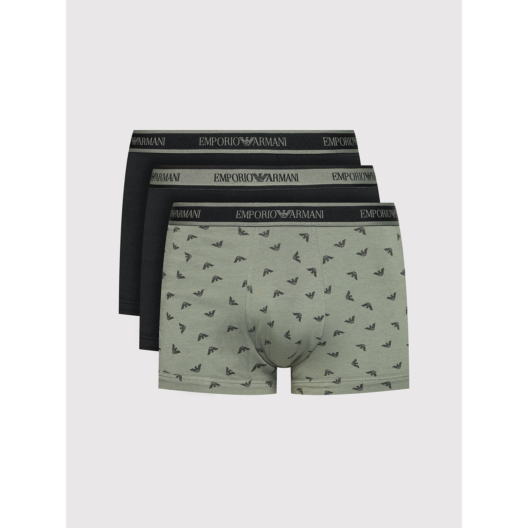 Emporio Armani Underwear Комплект 3 чифта боксерки 111357 1A717 06521 Черен - Pepit.bg