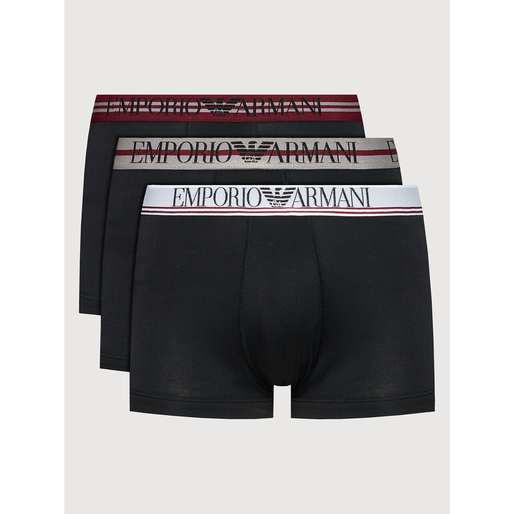 Emporio Armani Underwear Комплект 3 чифта боксерки 111357 1A723 50620 Черен - Pepit.bg