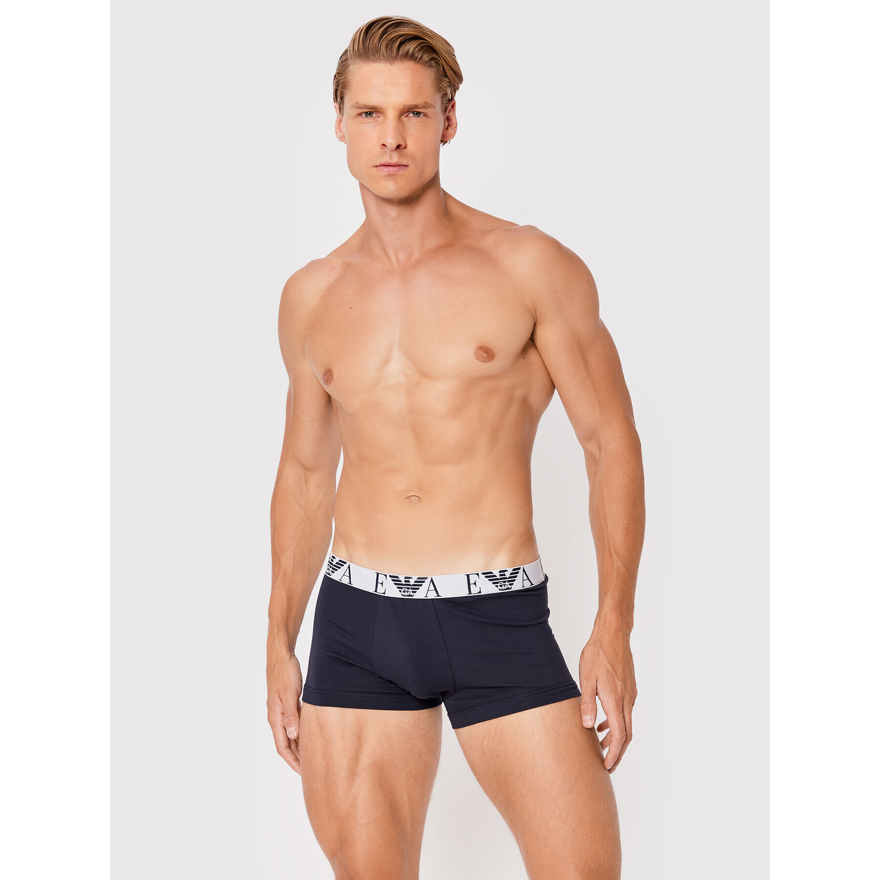 Emporio Armani Underwear Комплект 3 чифта боксерки 111357 2F715 70435 Тъмносин - Pepit.bg