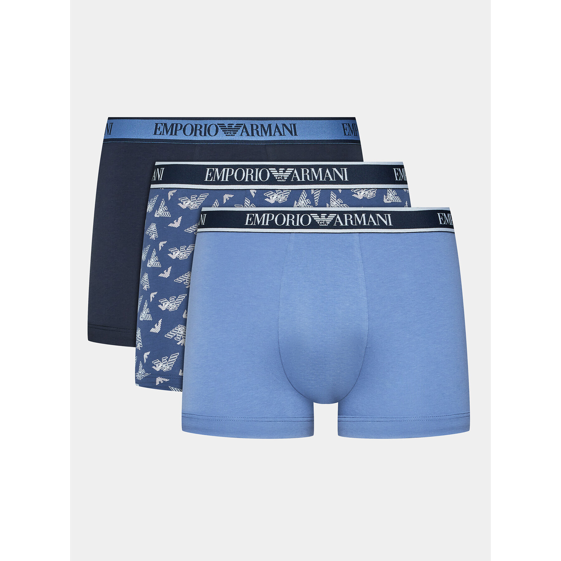 Emporio Armani Underwear Комплект 3 чифта боксерки 111357 3F717 04937 Тъмносин - Pepit.bg