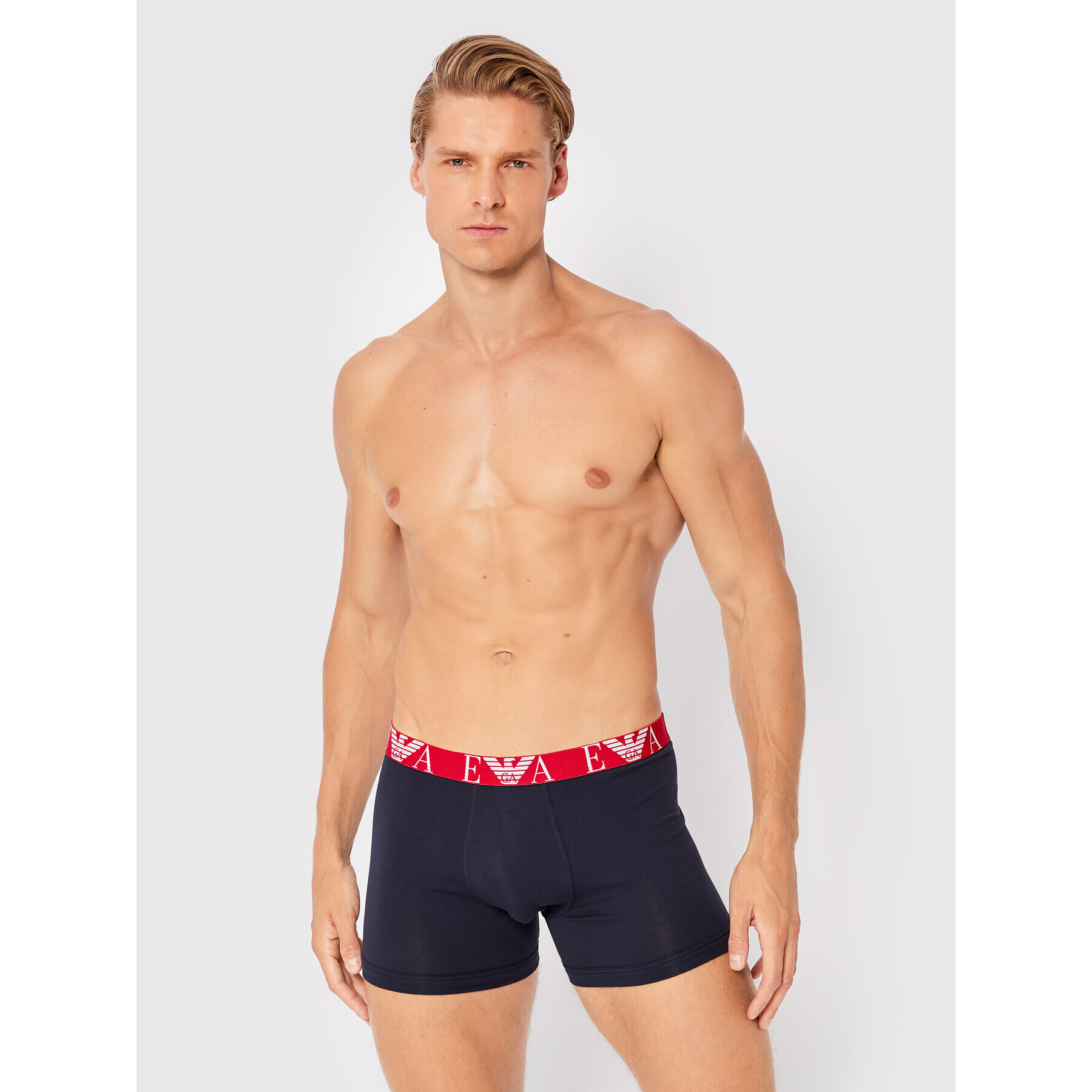 Emporio Armani Underwear Комплект 3 чифта боксерки 111473 2F715 70435 Тъмносин - Pepit.bg