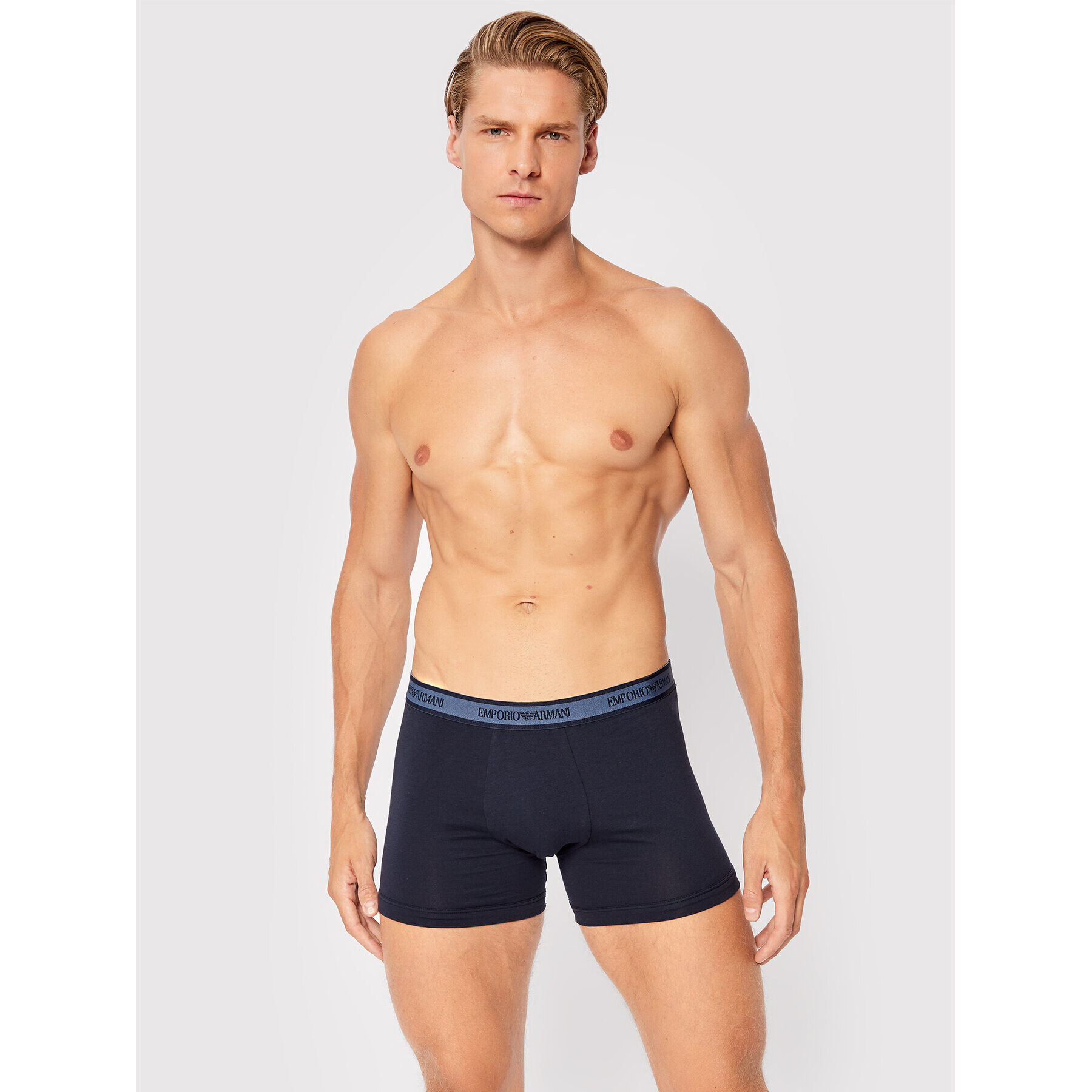 Emporio Armani Underwear Комплект 3 чифта боксерки 111473 2F717 40035 Тъмносин - Pepit.bg