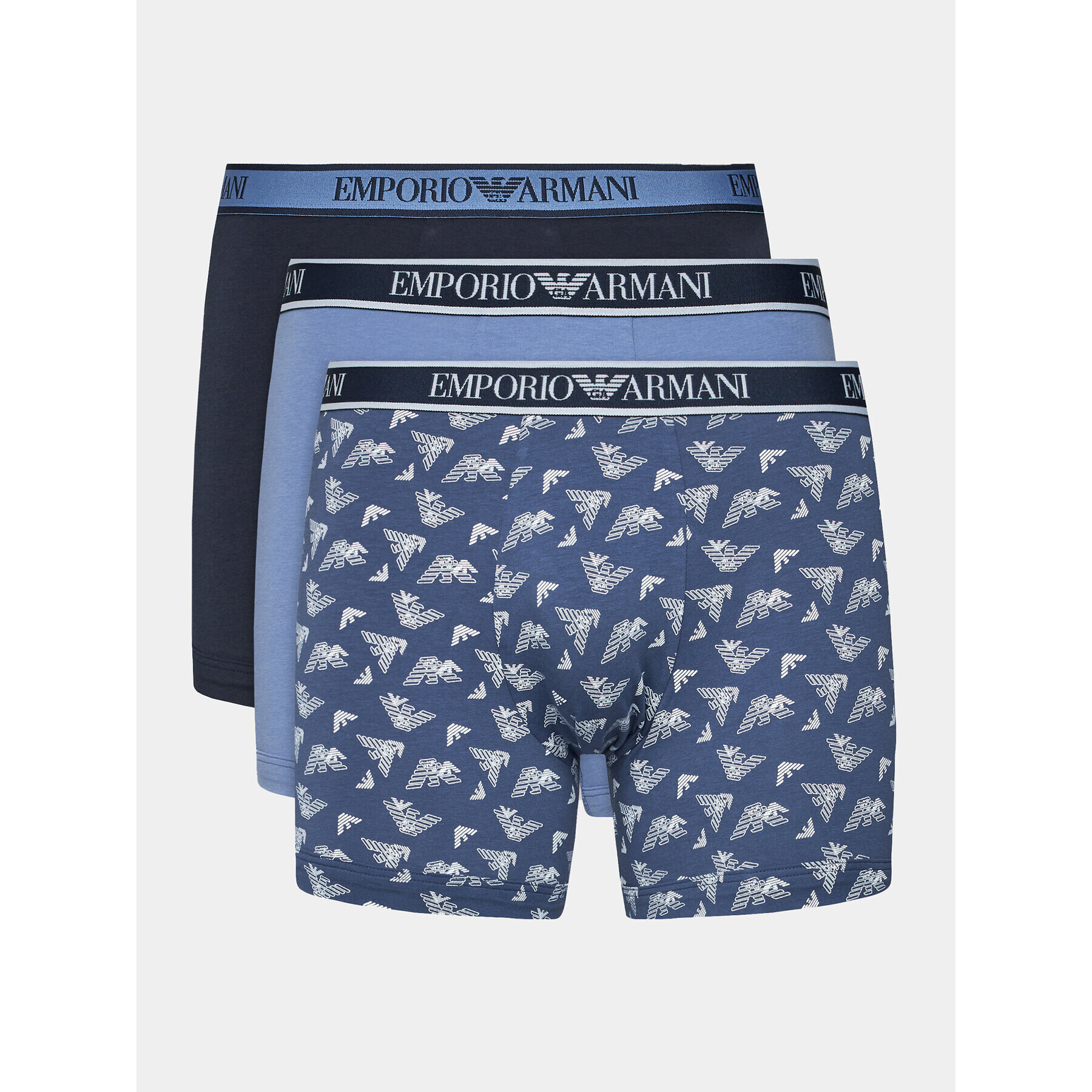 Emporio Armani Underwear Комплект 3 чифта боксерки 111473 3F717 04937 Син - Pepit.bg