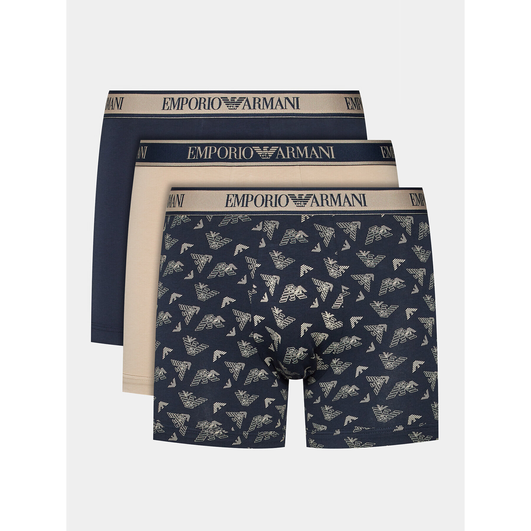 Emporio Armani Underwear Комплект 3 чифта боксерки 111473 3F717 11250 Бежов - Pepit.bg