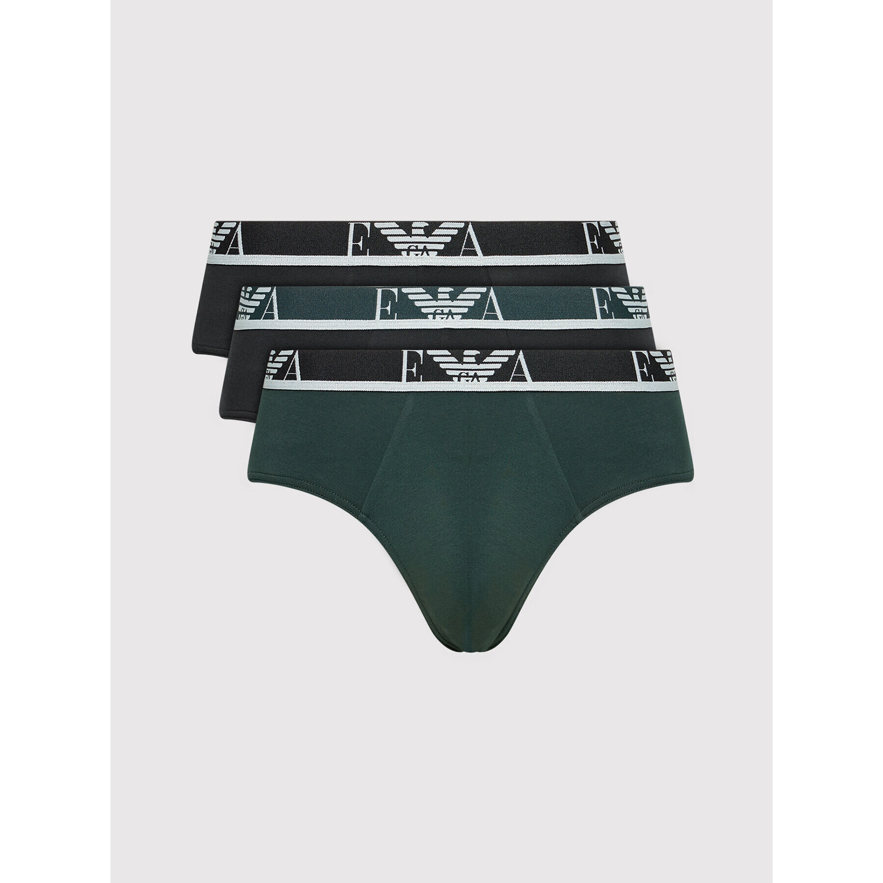 Emporio Armani Underwear Комплект 3 чифта слипове 111734 1A715 06421 Черен - Pepit.bg