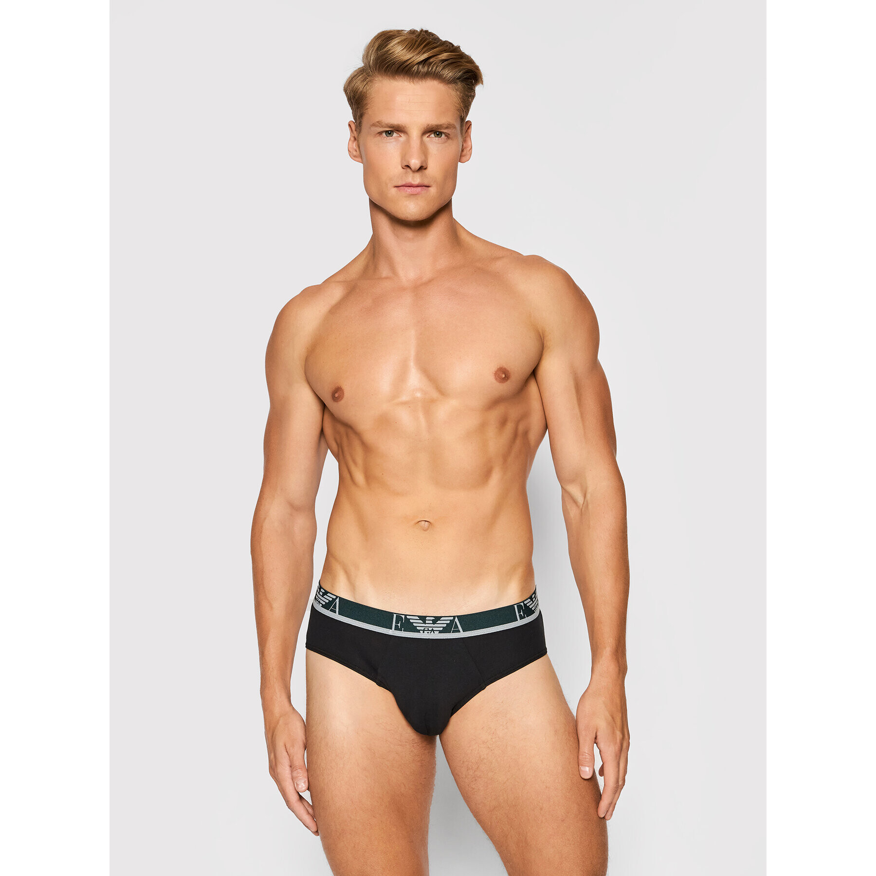 Emporio Armani Underwear Комплект 3 чифта слипове 111734 1A715 06421 Черен - Pepit.bg