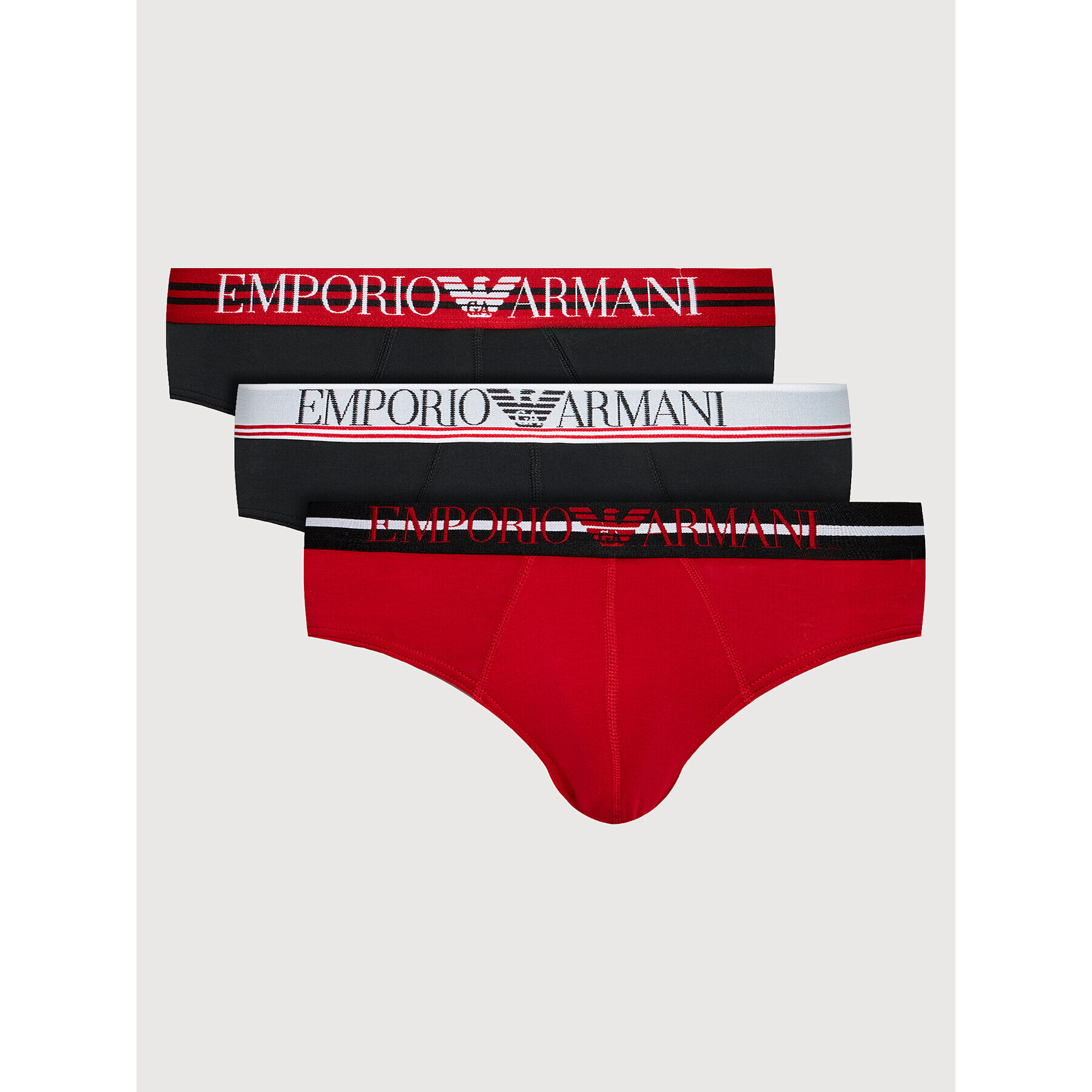 Emporio Armani Underwear Комплект 3 чифта слипове 111734 1A723 07921 Черен - Pepit.bg