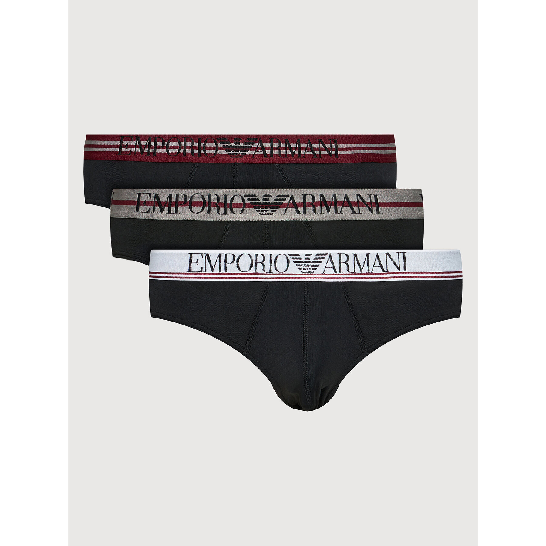 Emporio Armani Underwear Комплект 3 чифта слипове 111734 1A723 50620 Черен - Pepit.bg